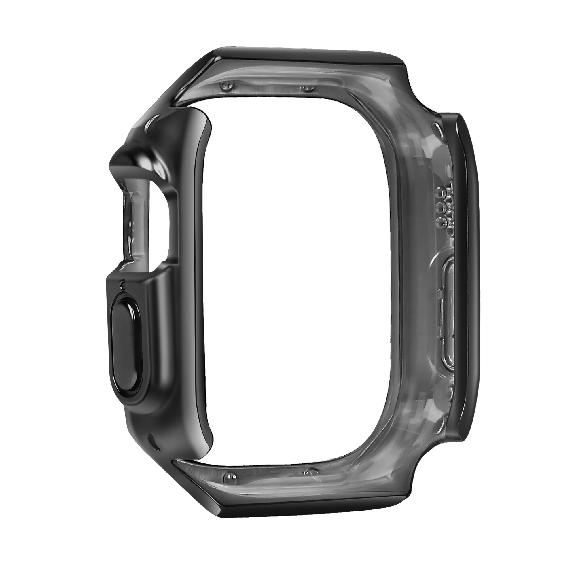 Bandz Coque TPU galvanisé Apple Watch Ultra - 49mm (noir)