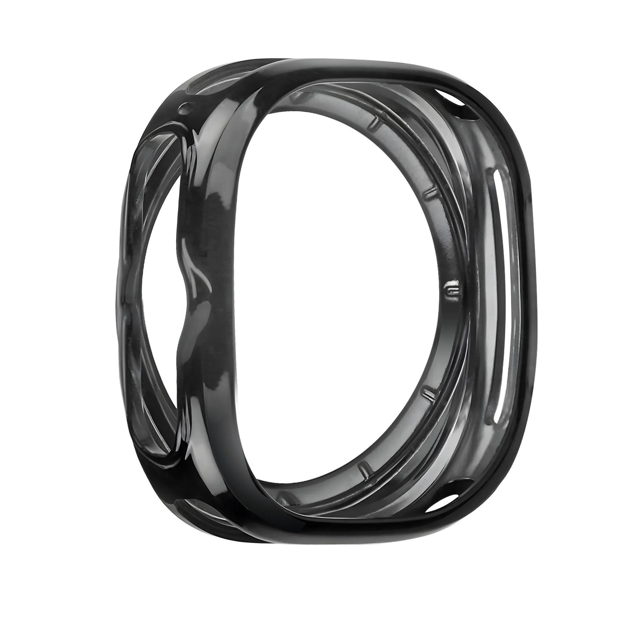 Bandz Coque TPU galvanisé Samsung Galaxy Watch Ultra (noir)