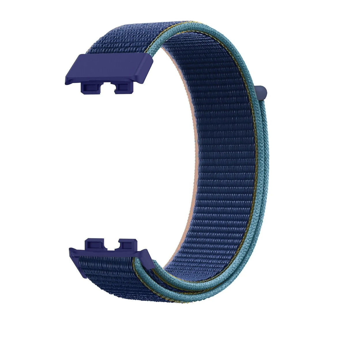Nylon Strap, dark blue, without a watch, 3/4 rear view