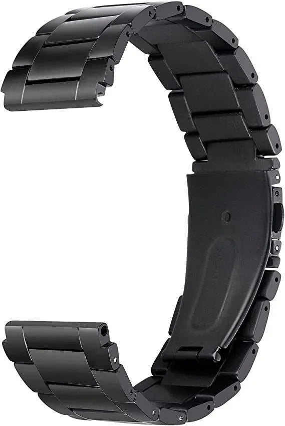 Titanium Strap, black, without a watch, 3/4 rear view