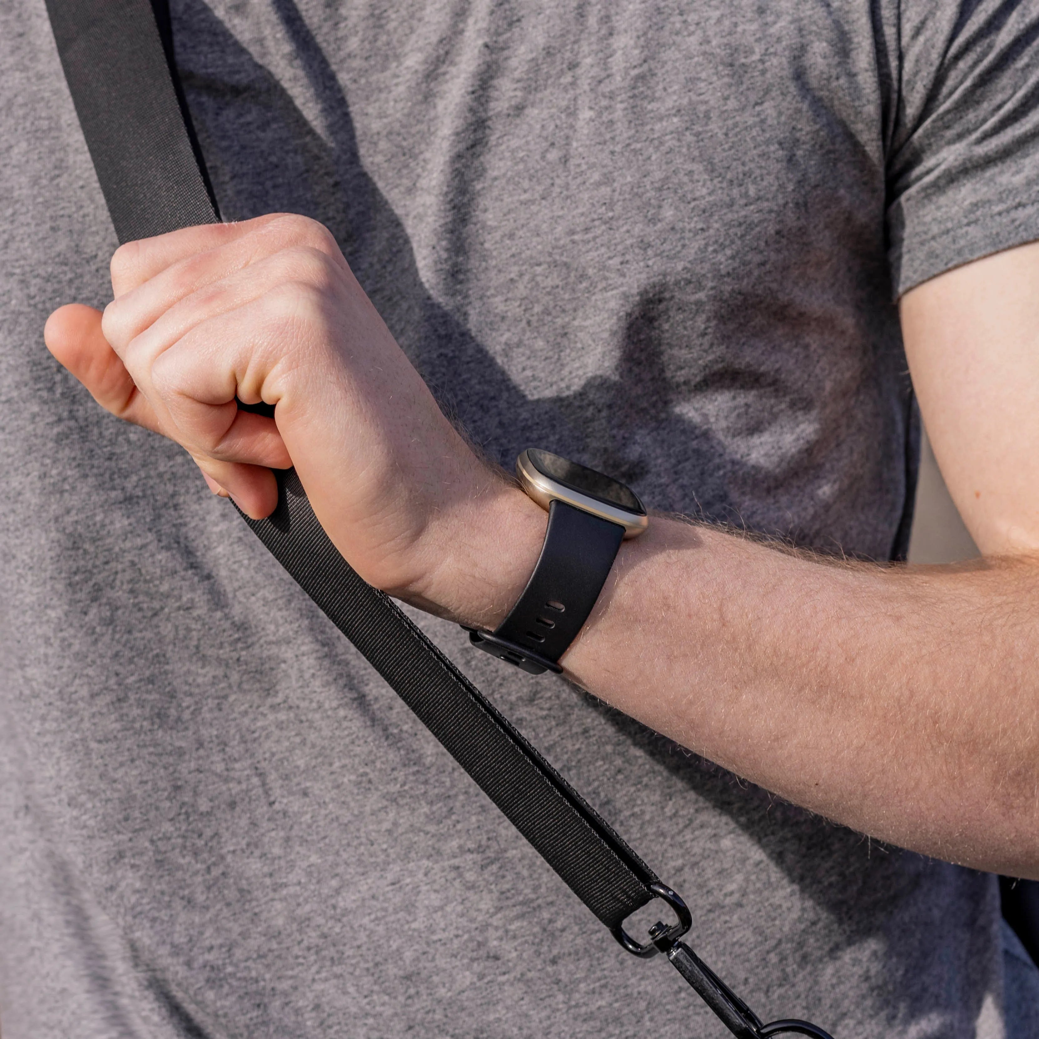 Bracelet silicone classique Fitbit Versa 3 (noir)