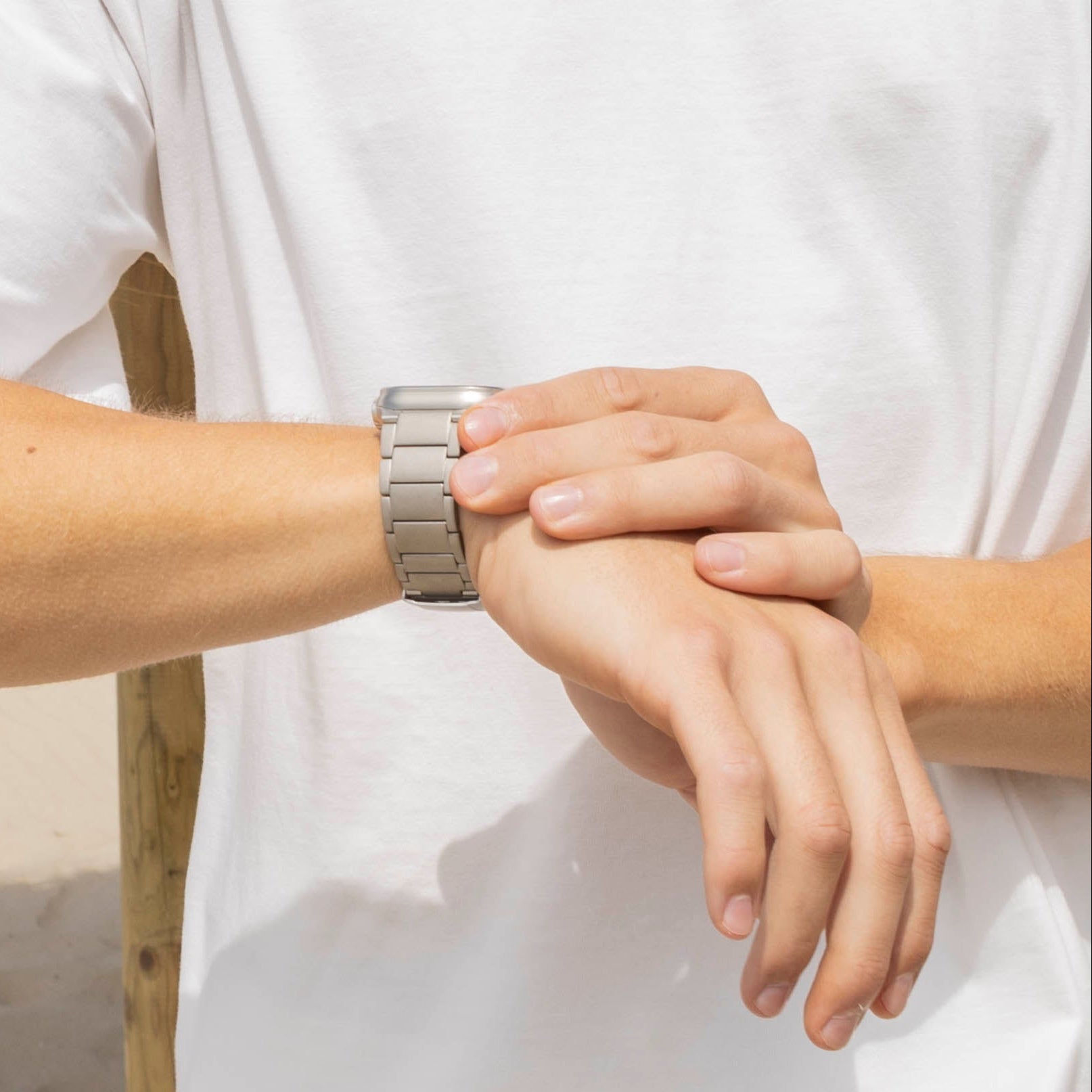 Bracelet Apple Watch Ultra titane (titane)