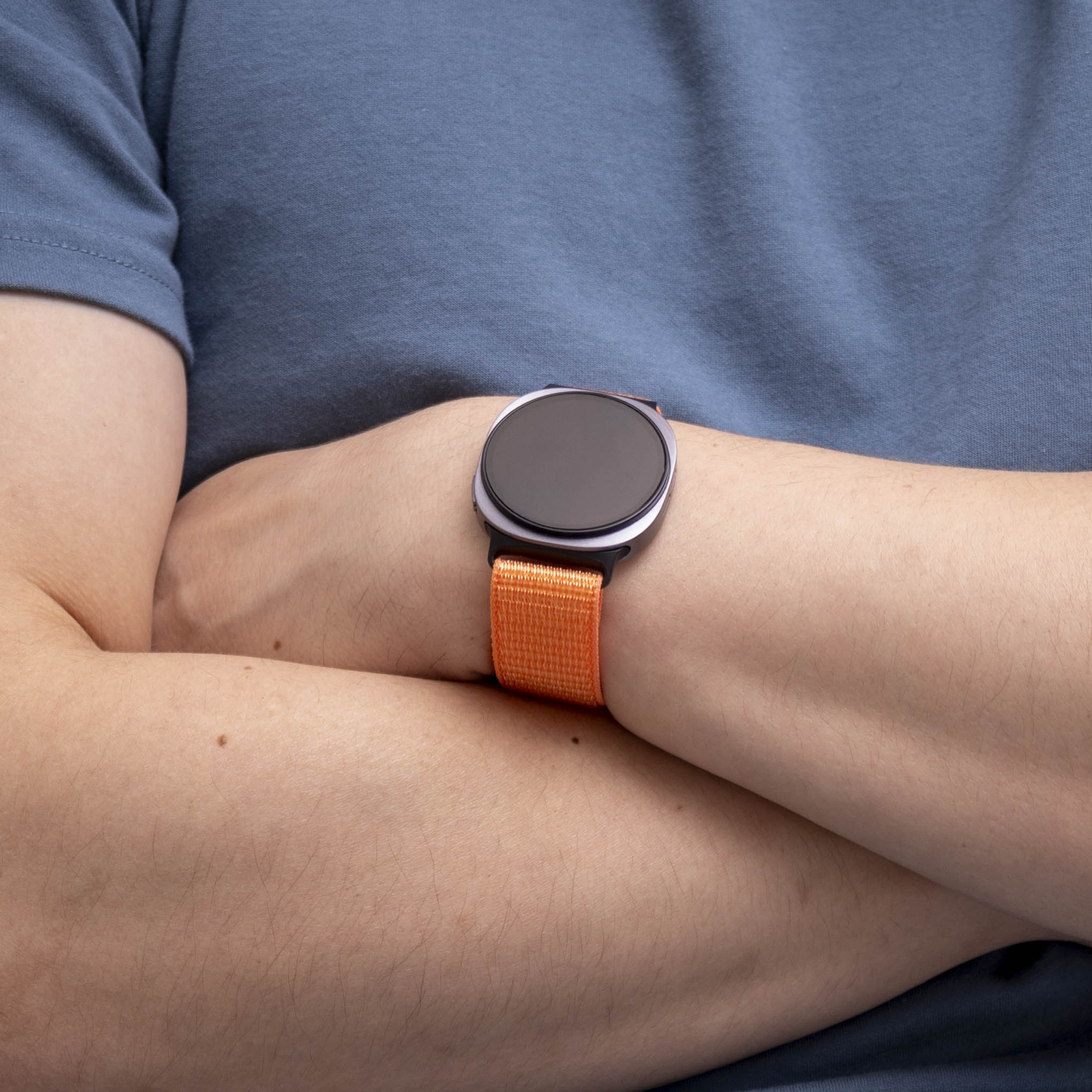 Bracelet nylon Samsung Galaxy Watch 8 - 44mm (orange)