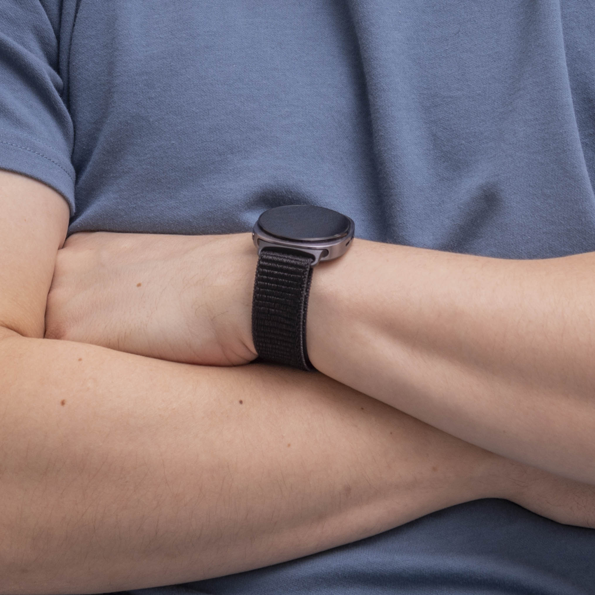 Bracelet nylon Samsung Galaxy Watch 9 - 44mm (noir)