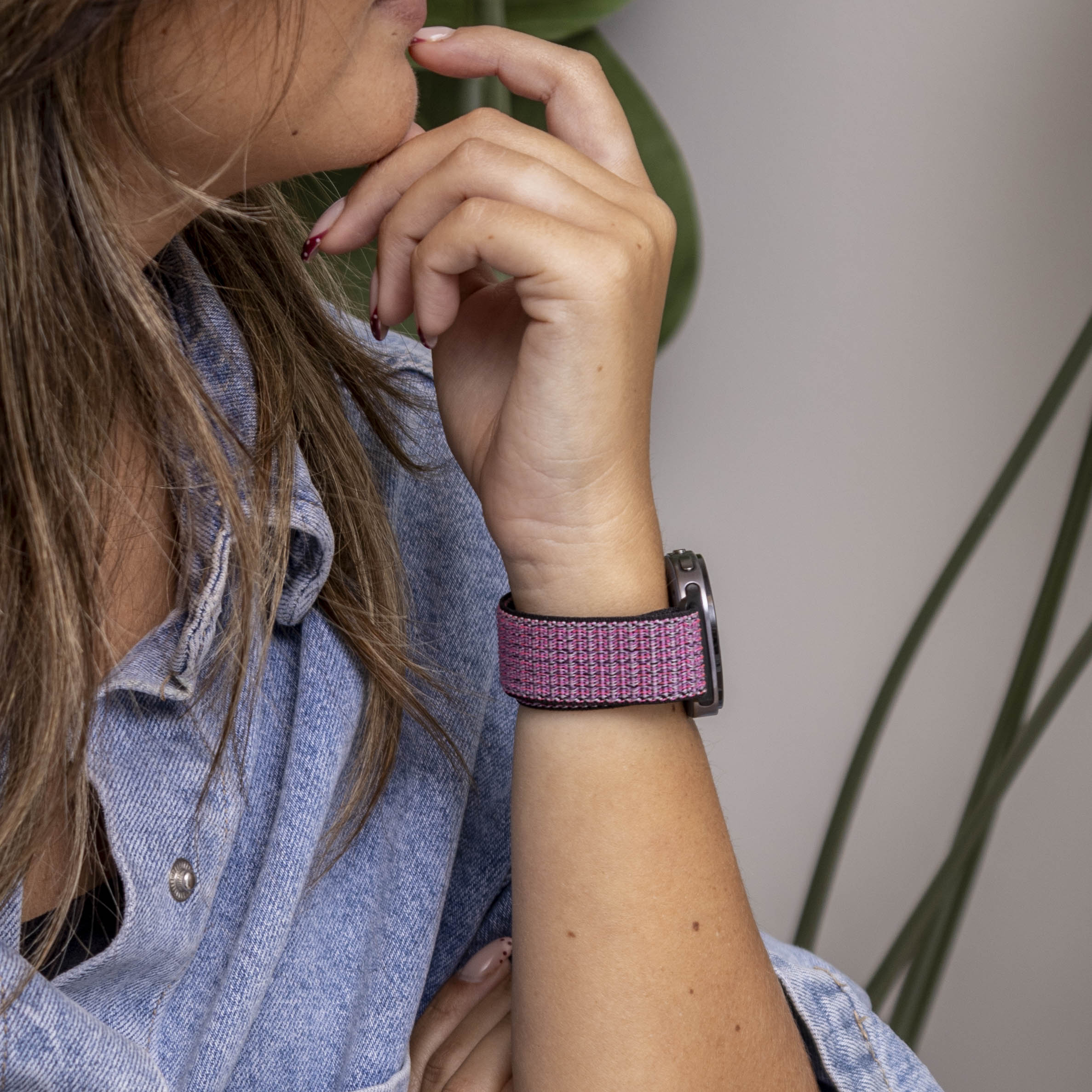 Bracelet nylon Samsung Galaxy Watch 9 - 44mm (baie)