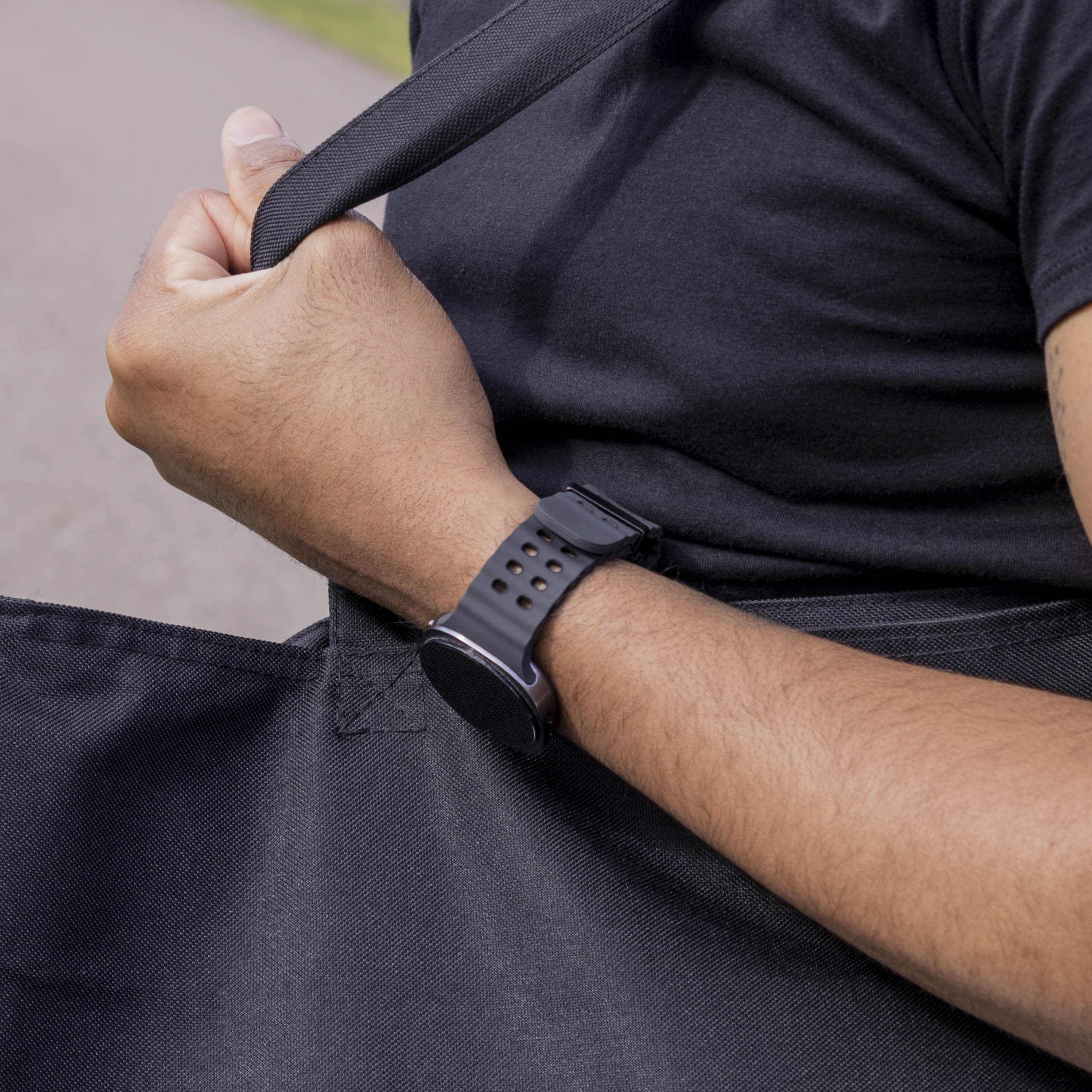 Samsung Galaxy Watch 9 - 44mm Ocean Strap (Dark Grey/Black)