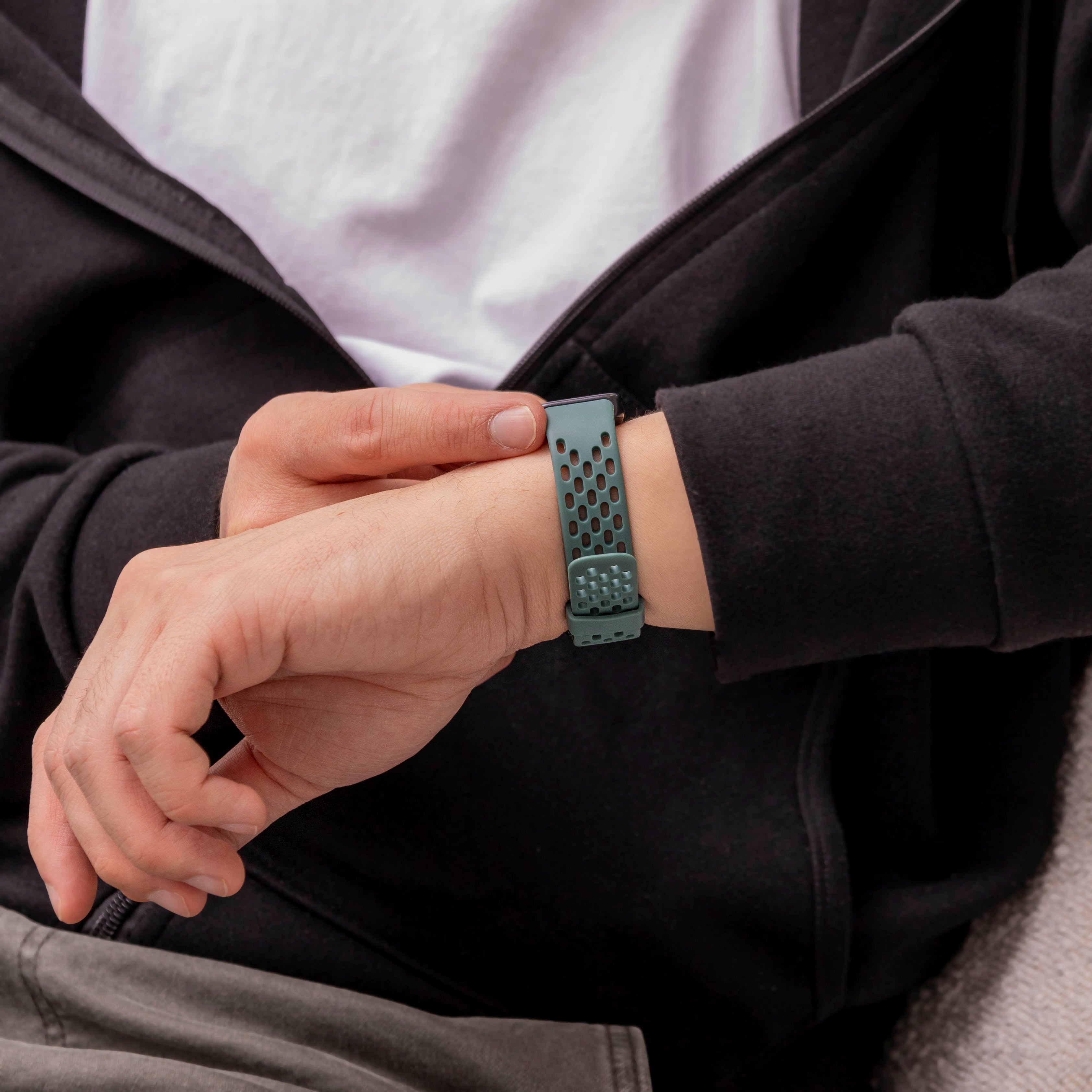 Huawei Band 10 Silicone Air Strap (Viridian)