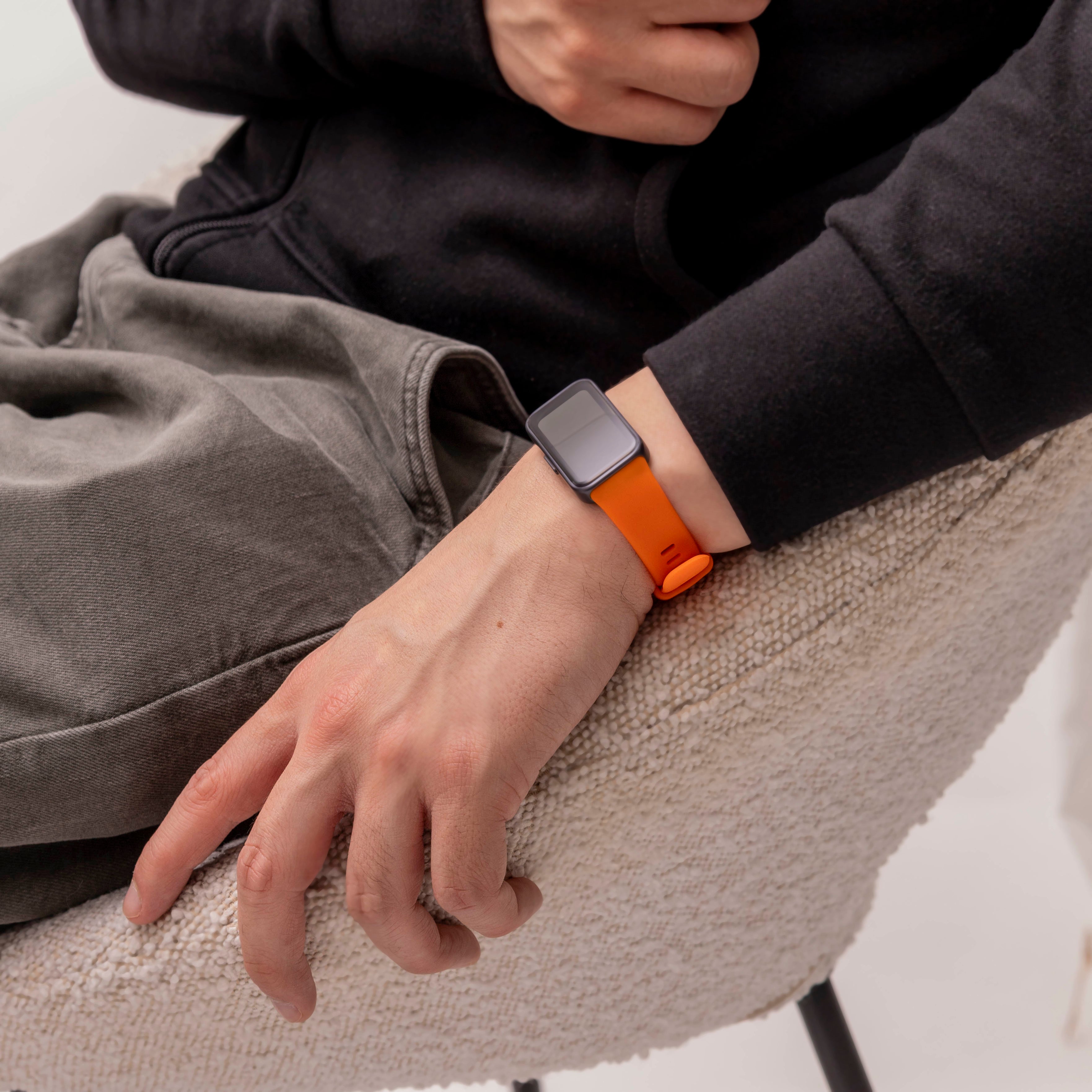 Huawei Band 8 Silicone Classic Strap (Orange)