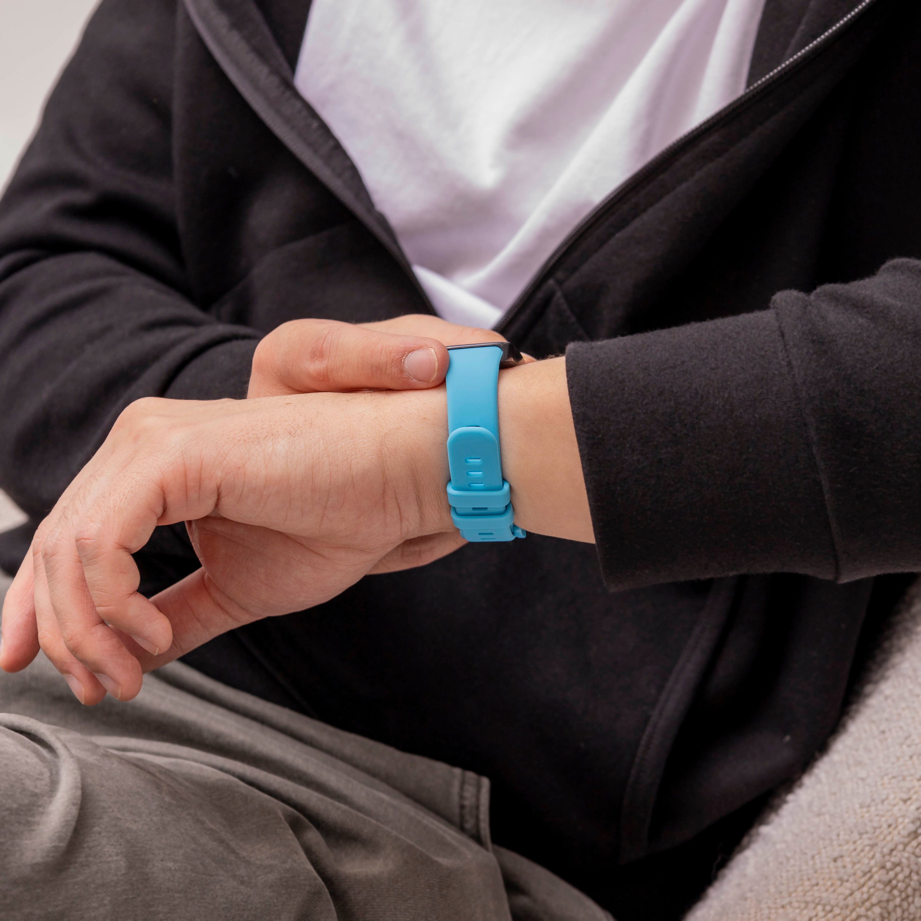 Huawei Band 10 Silicone Classic Strap (Light Blue)