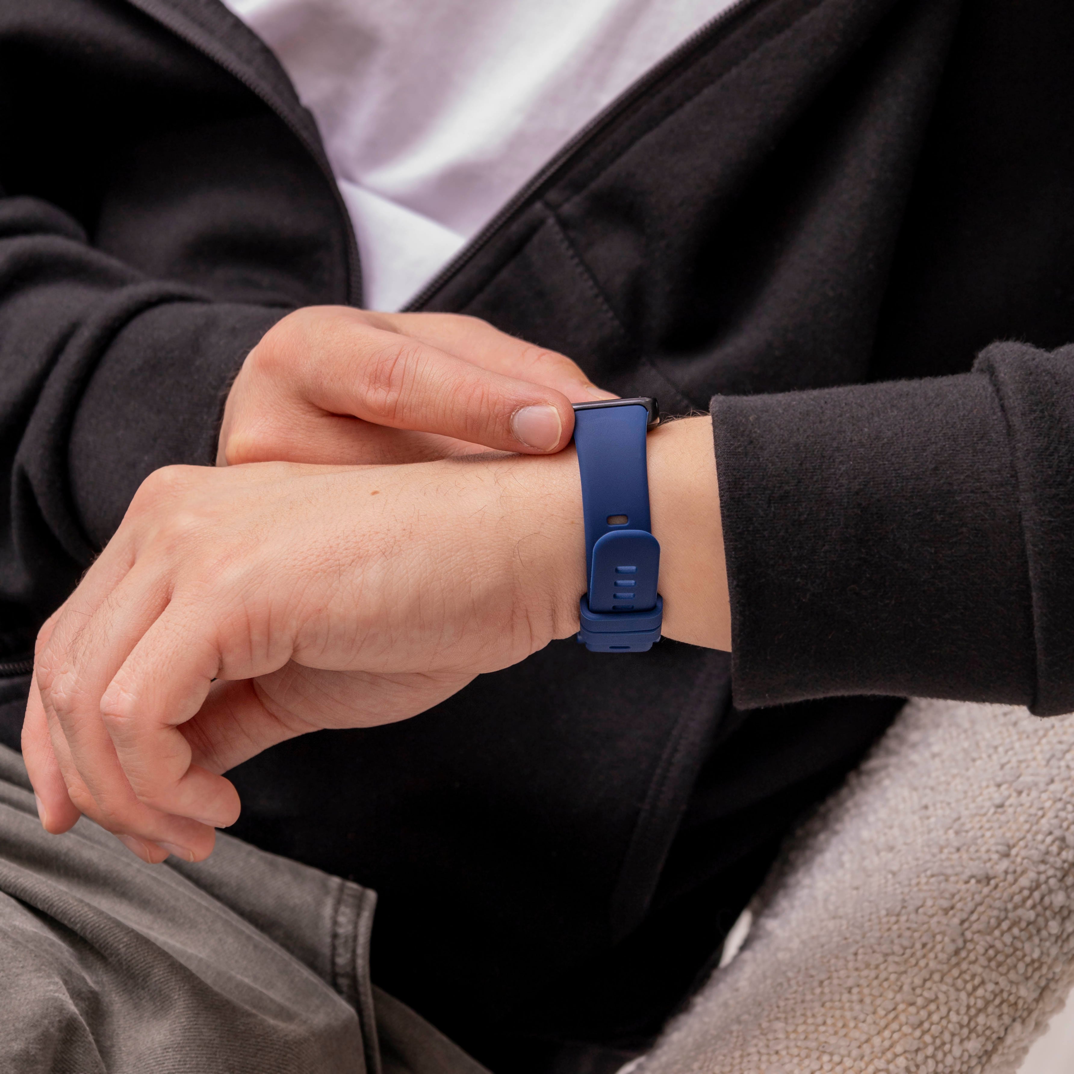 Huawei Band 8 Silicone Classic Strap (Dark Blue)