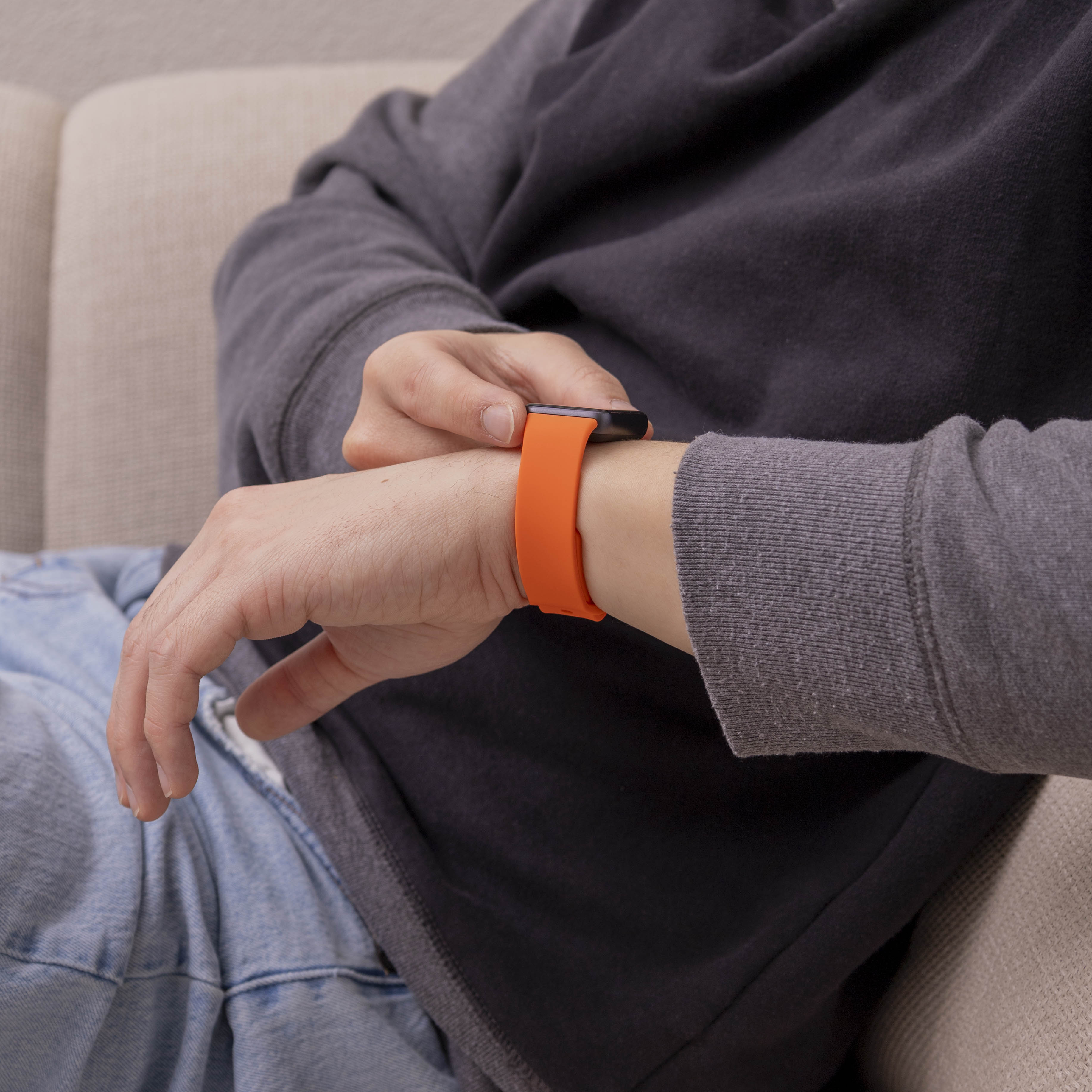 Bracelet silicone Samsung Galaxy Fit 3 (orange)