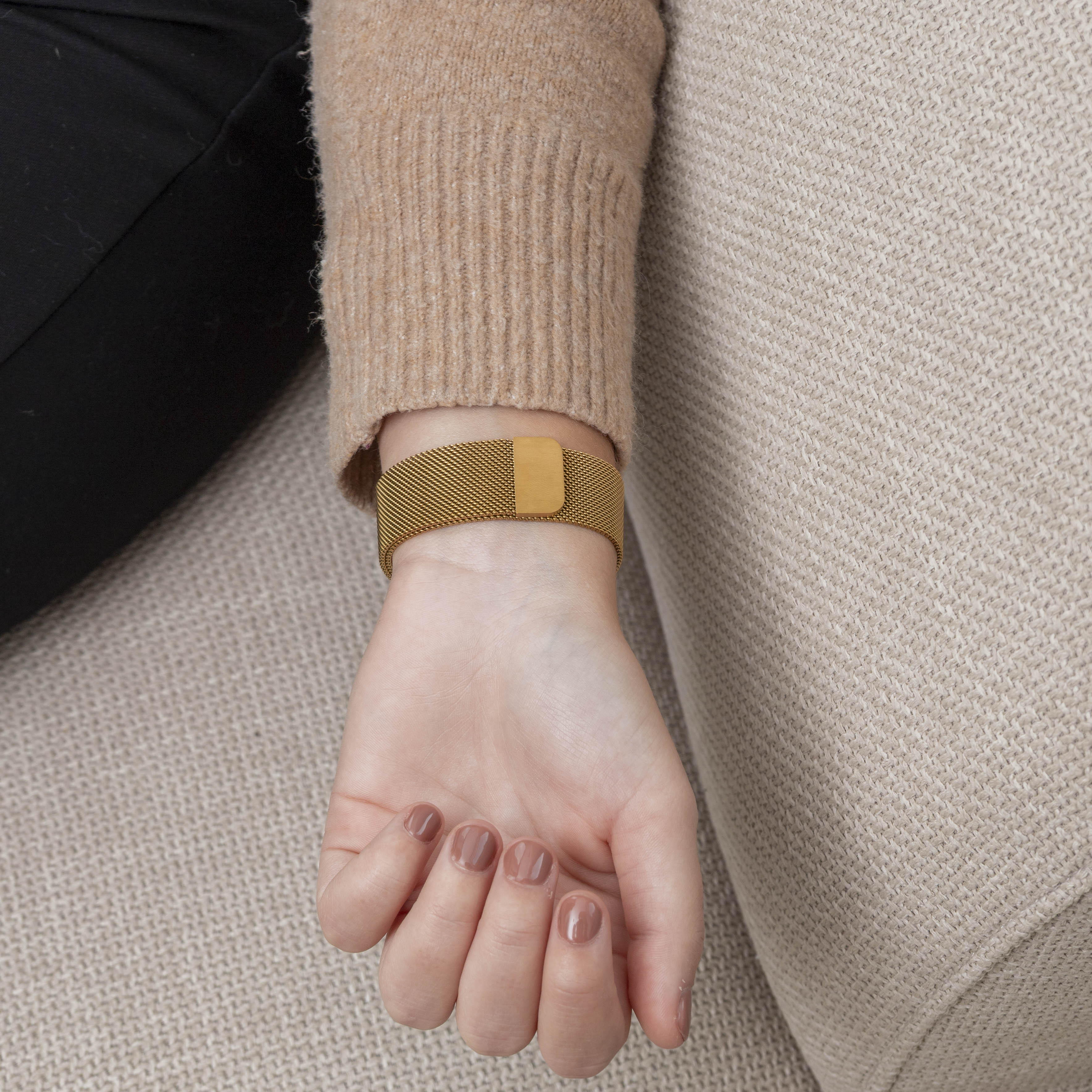 Bracelet Milanais Huawei Watch Fit 2 (or)