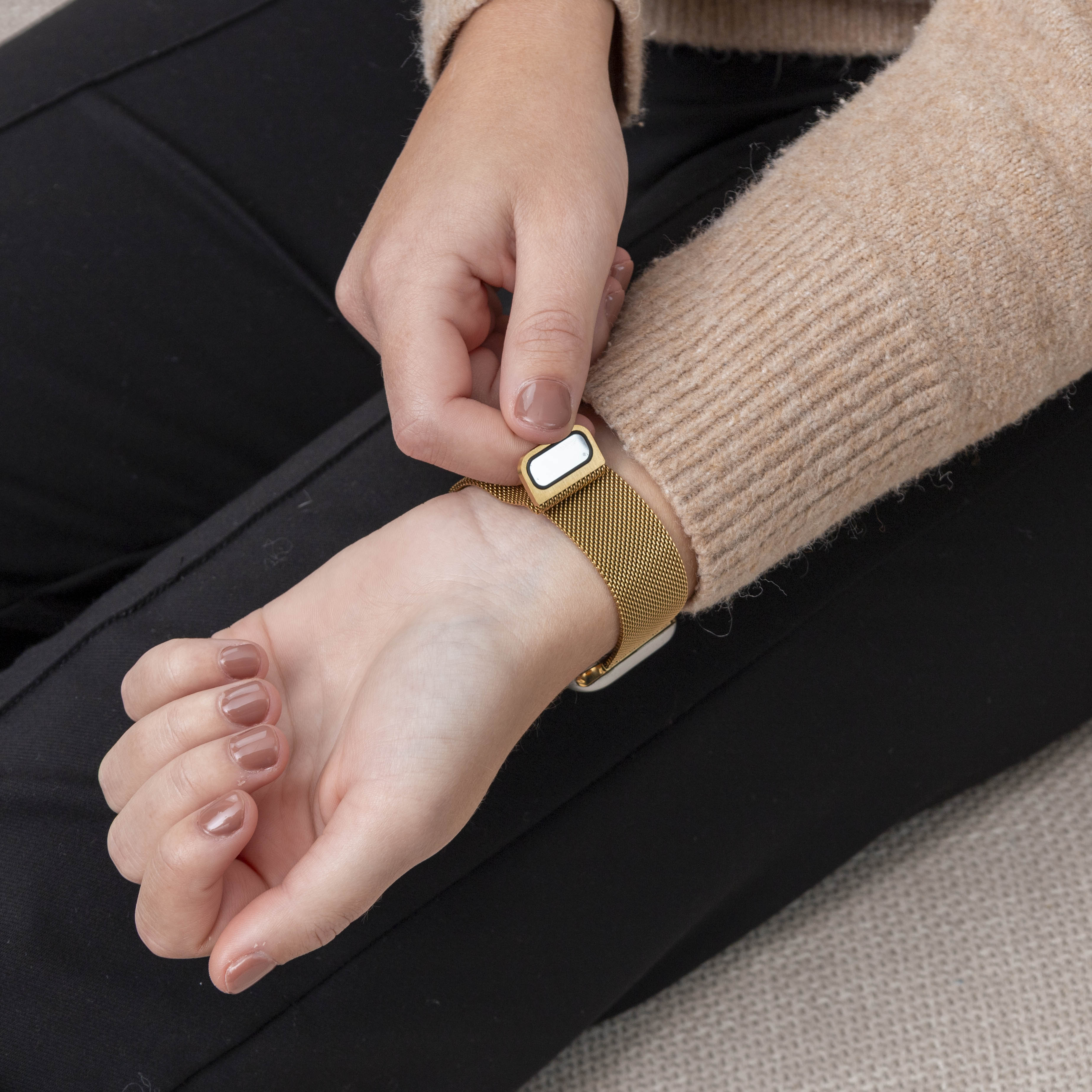 Bracelet Milanais Huawei Watch Fit 2 (or)