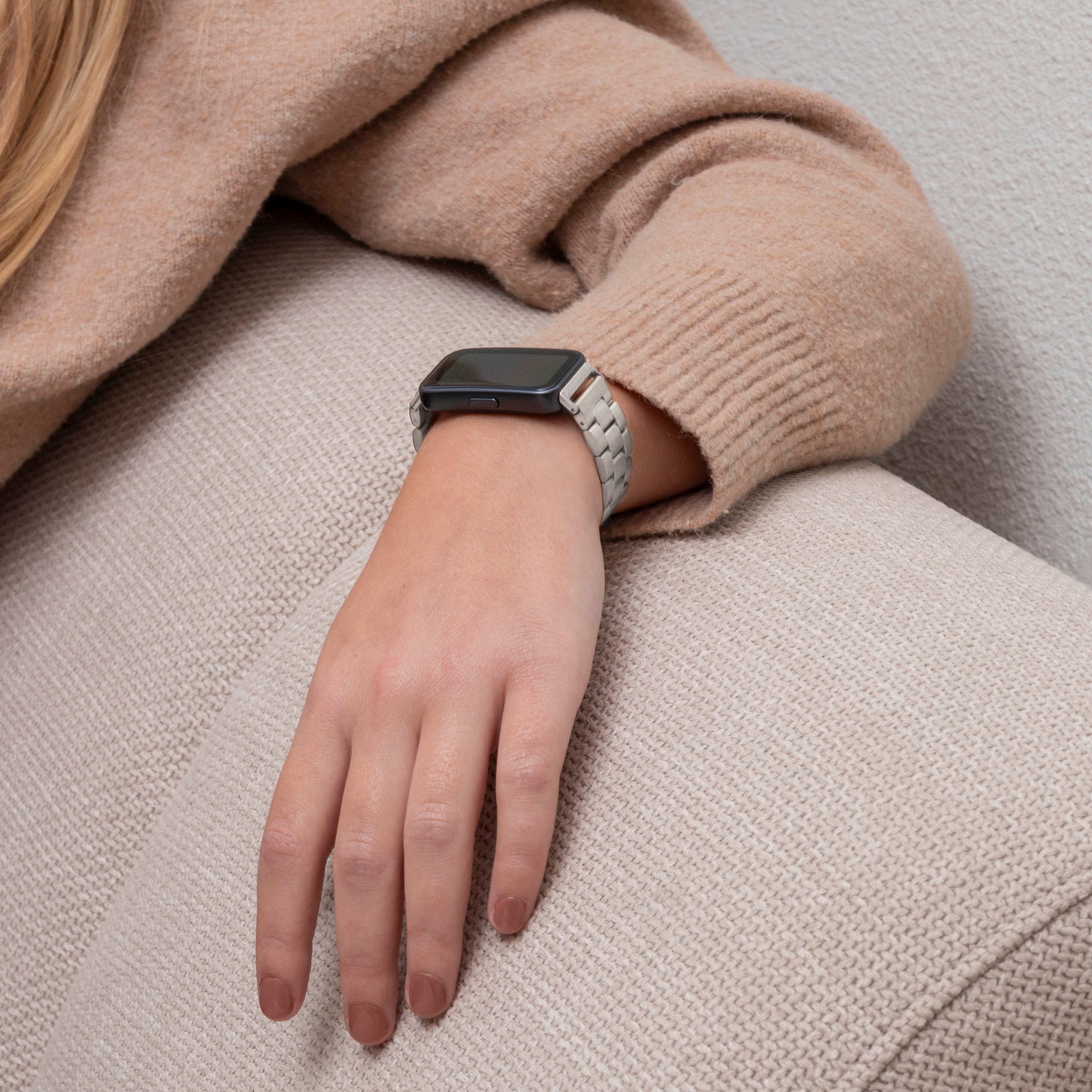 Bracelet acier Huawei Band 8 (argent)