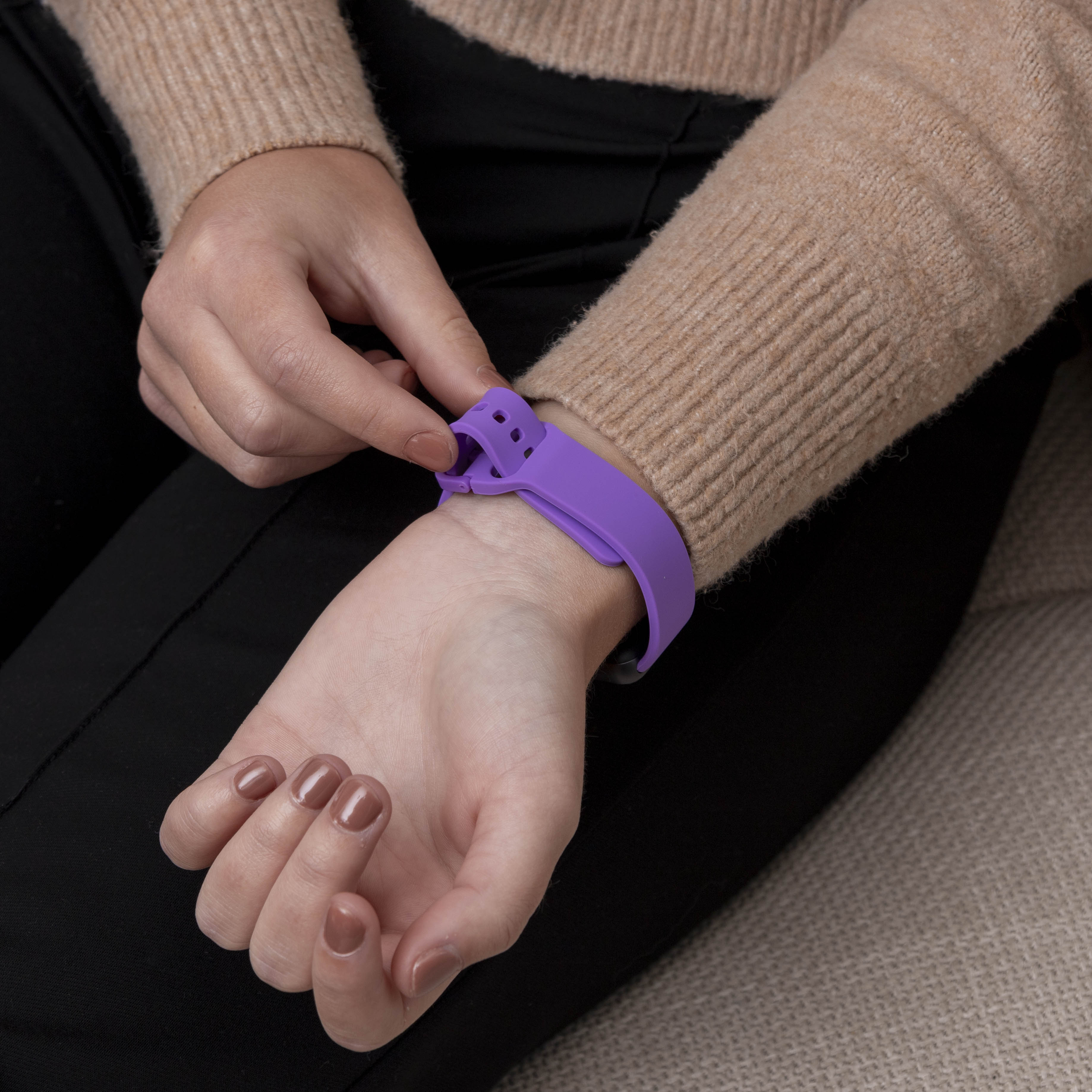 Bracelet silicone Samsung Galaxy Fit 3 (lila)