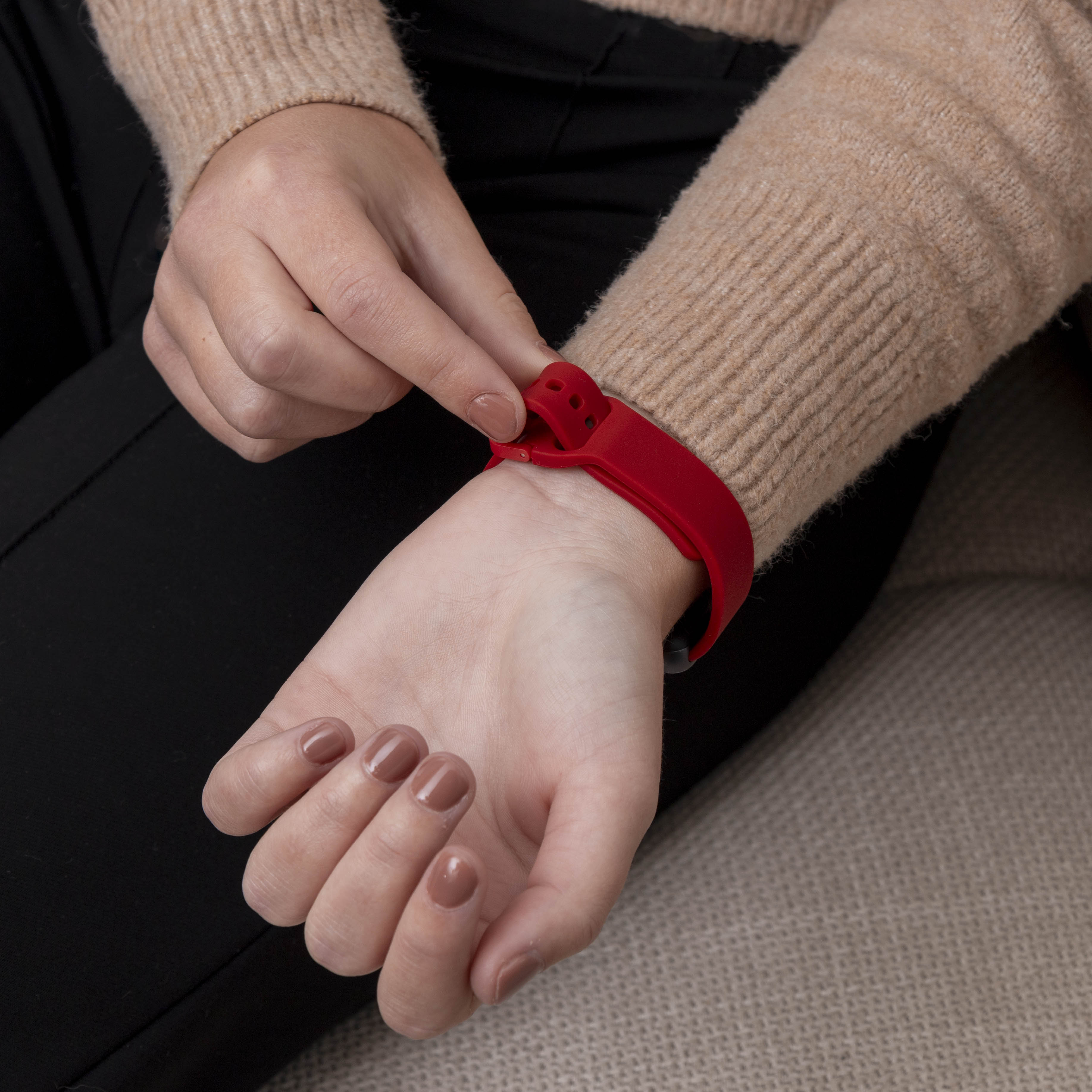 Samsung Galaxy Fit 3 Silicone Strap (Red)