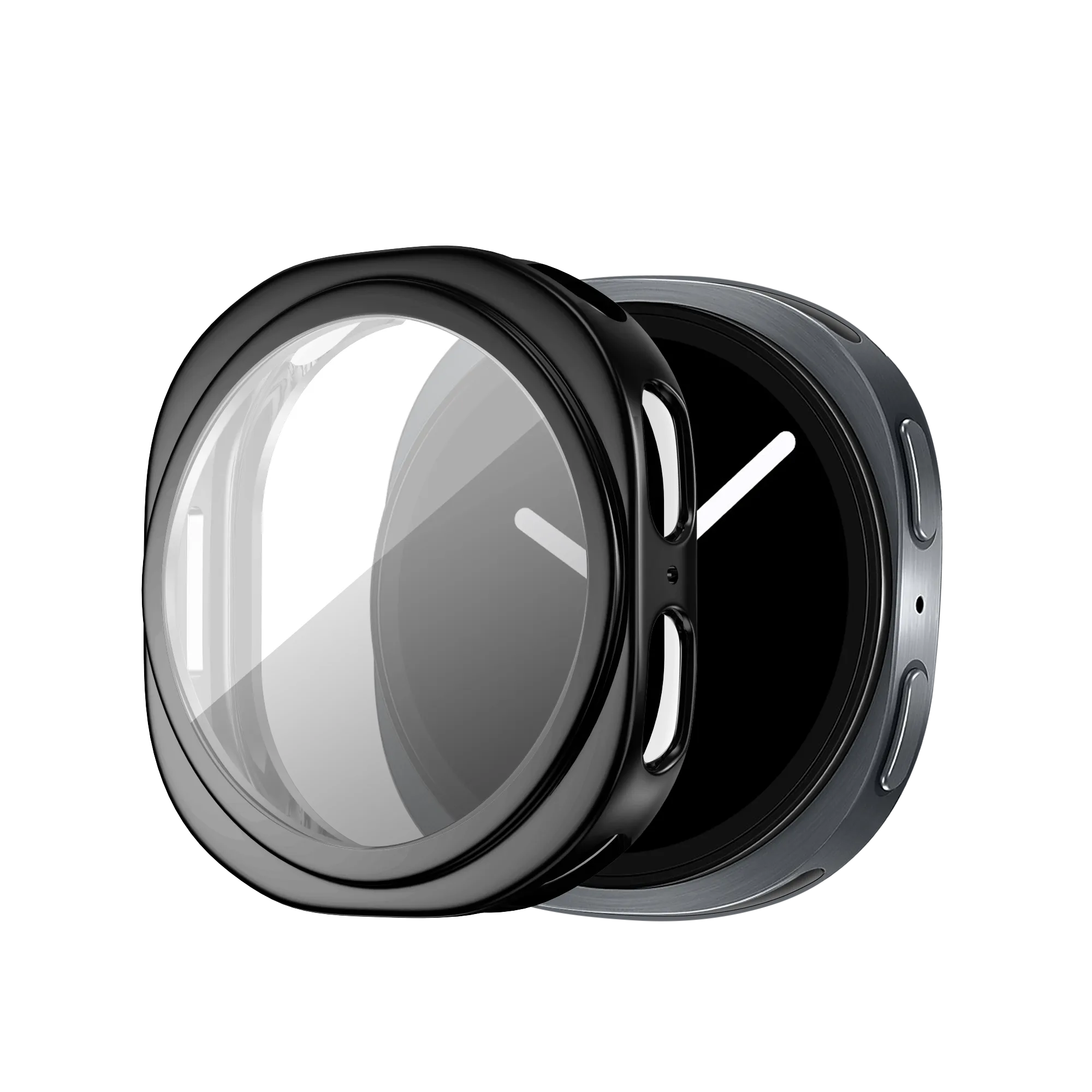 Bandz Coque TPU Samsung Galaxy Watch 8 / 9 - 44mm (noir)