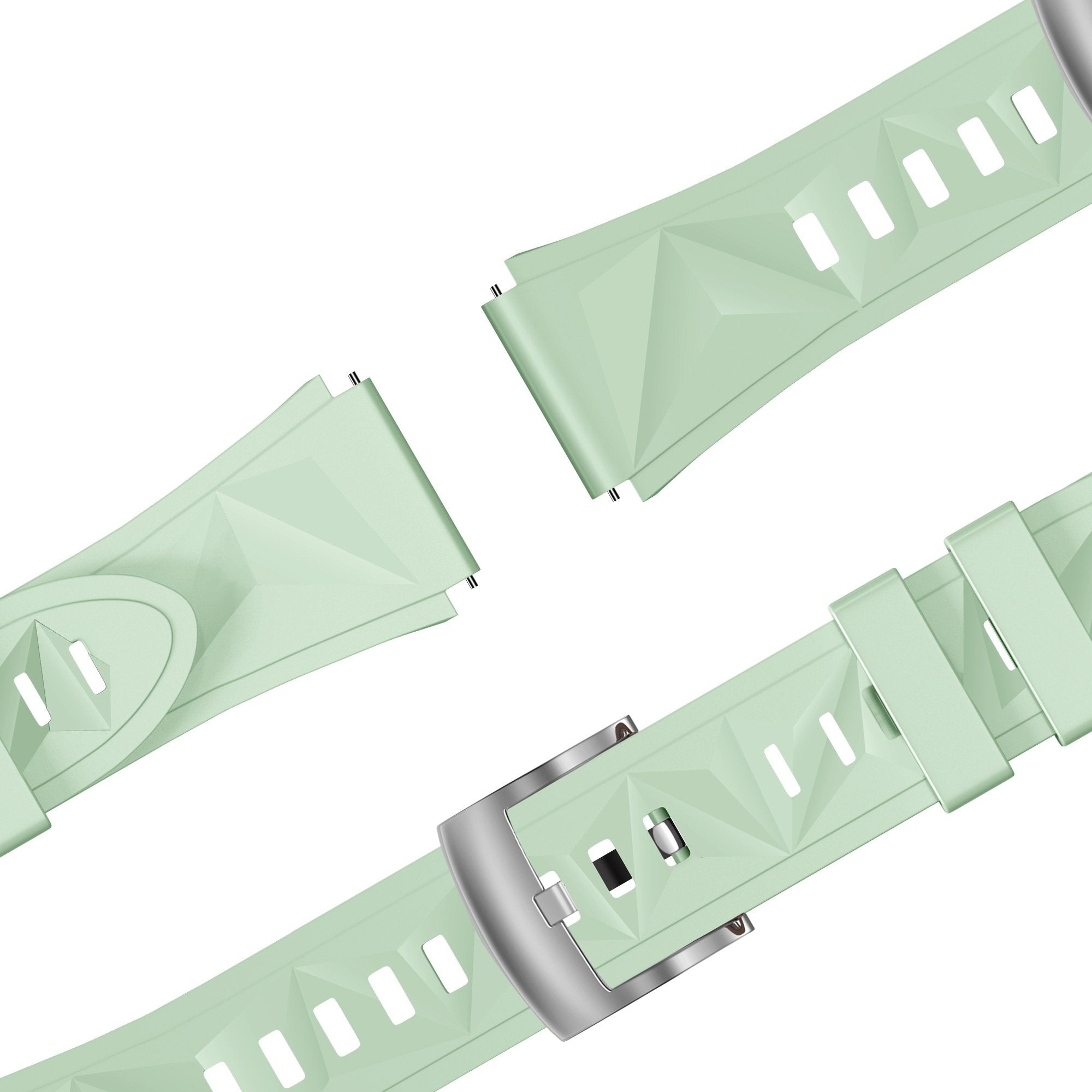 Bandz Bracelet silicone 'Easy Fit' Withings ScanWatch Light (vert clair)