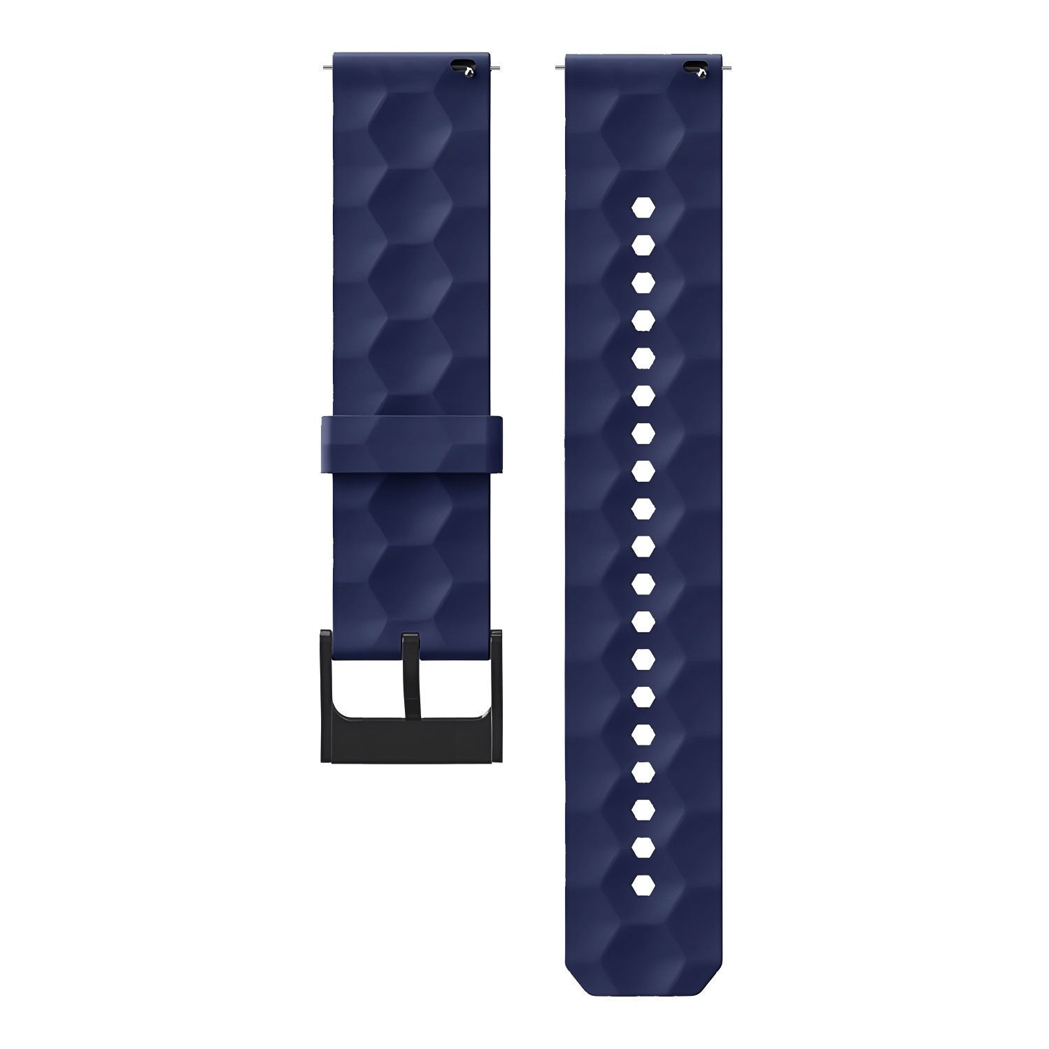 Redmi Watch 5 Active Silicone Hexa Strap (Dark Blue)