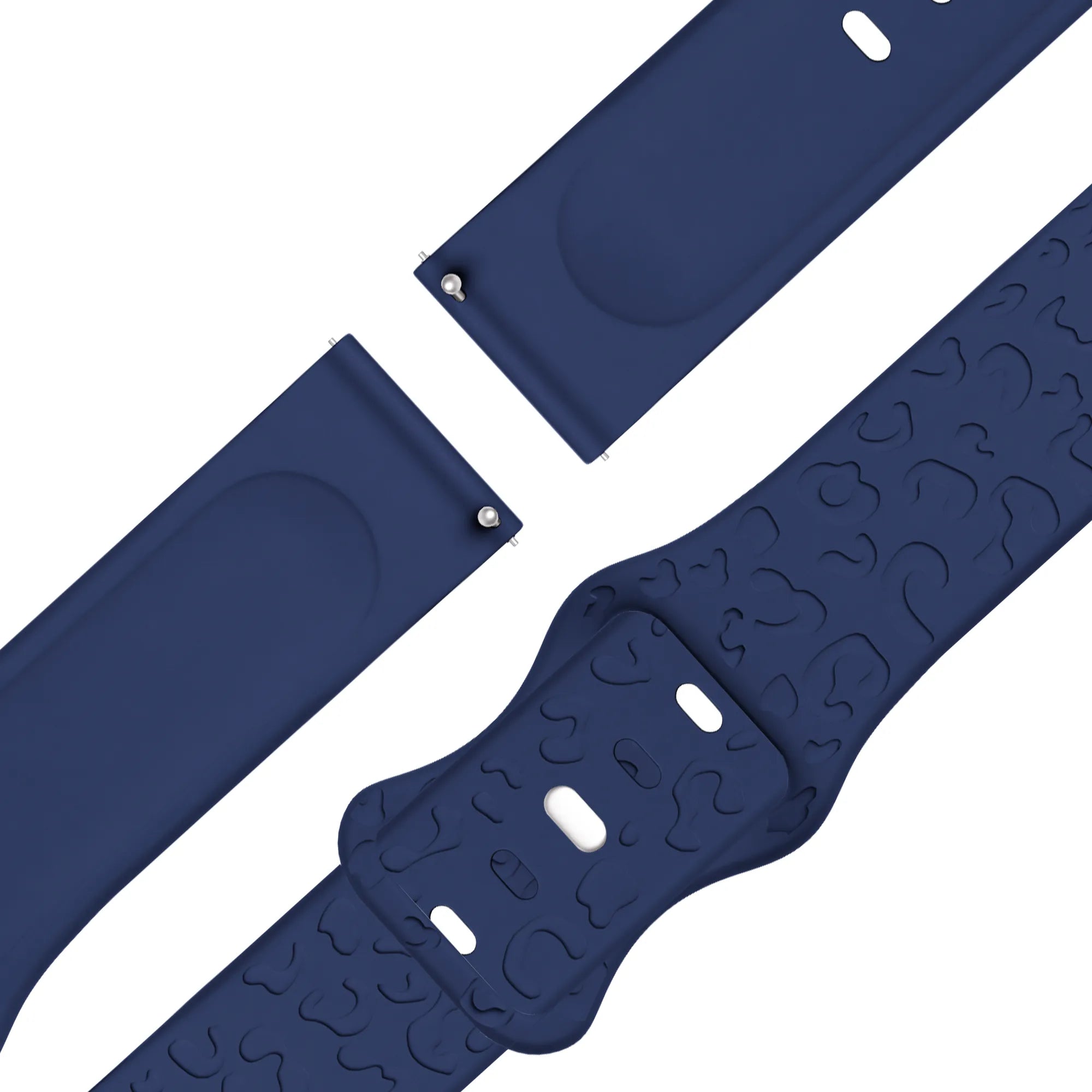 Bandz Bracelet silicone 'Léopard' Garmin Bounce 2 (bleu foncé)