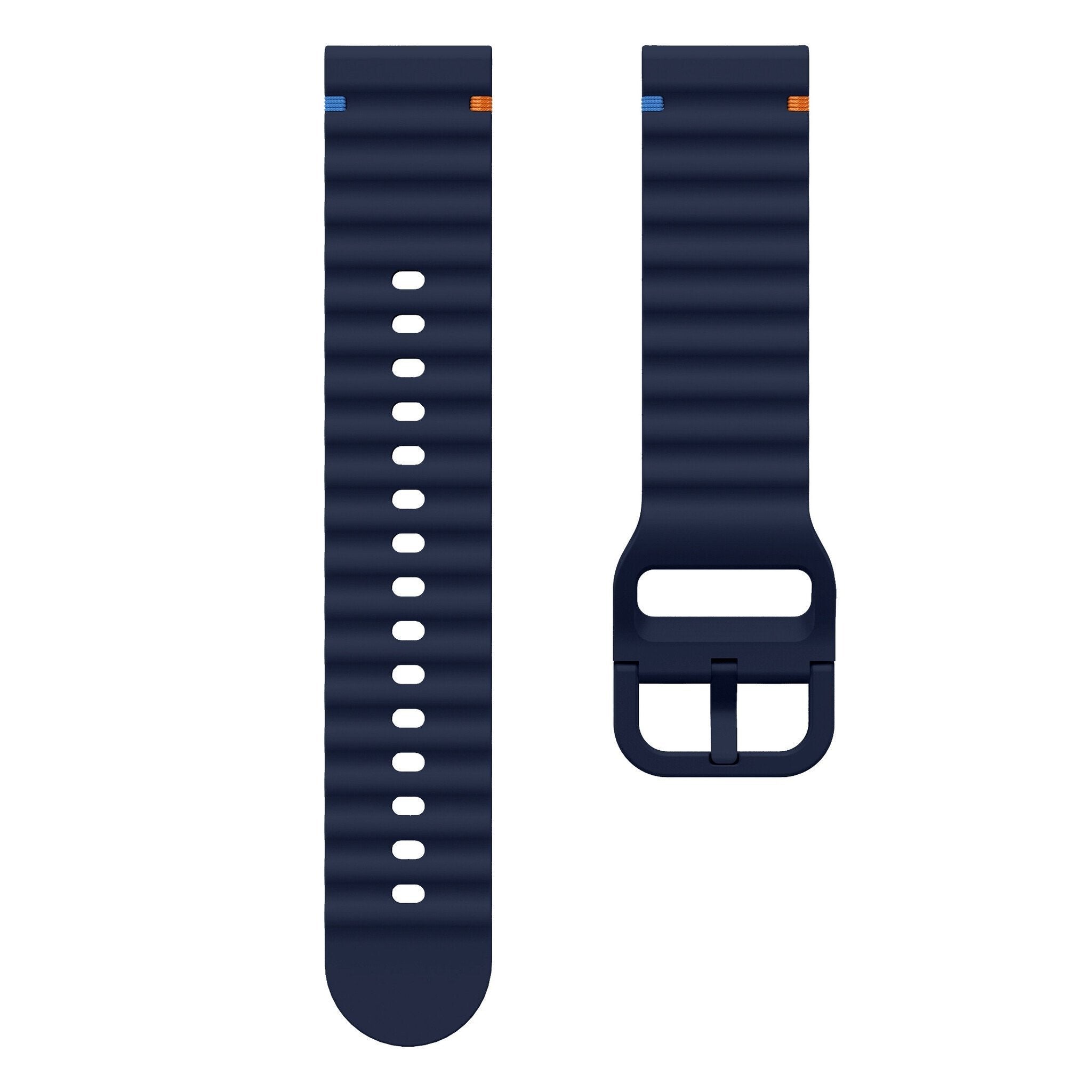 Bracelet silicone ondulé Huawei Watch GT 7 Pro (bleu foncé)