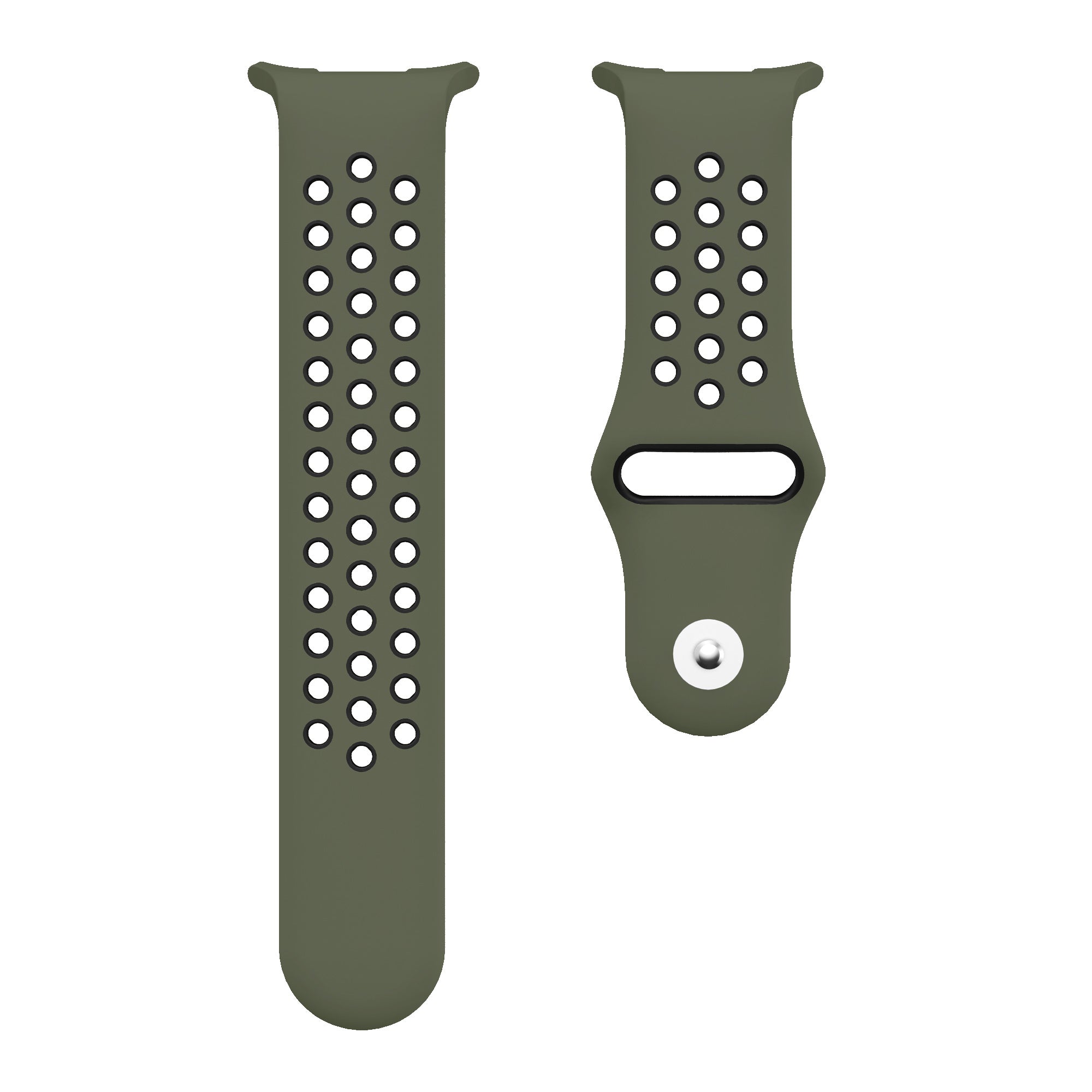 Bracelet sport Samsung Galaxy Watch Ultra 2 (vert militaire/multicolore)