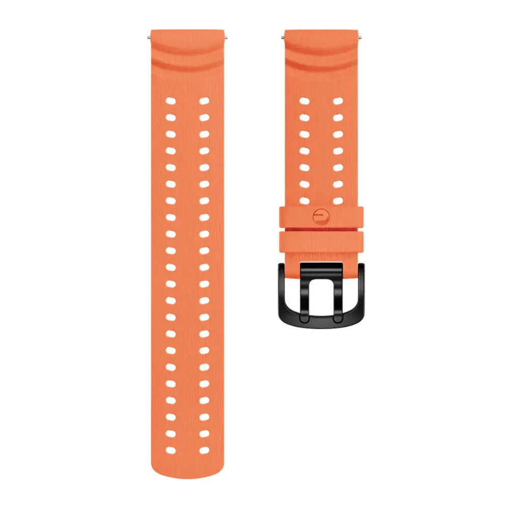 Polar Grit X2 Pro Silicone Grain Strap (Orange)