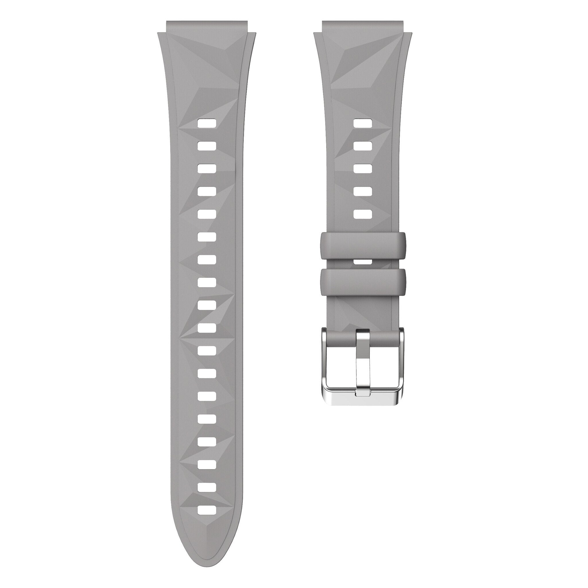 Bracelet silicone premium Huawei Watch GT 5 Pro 42mm (gris foncé)