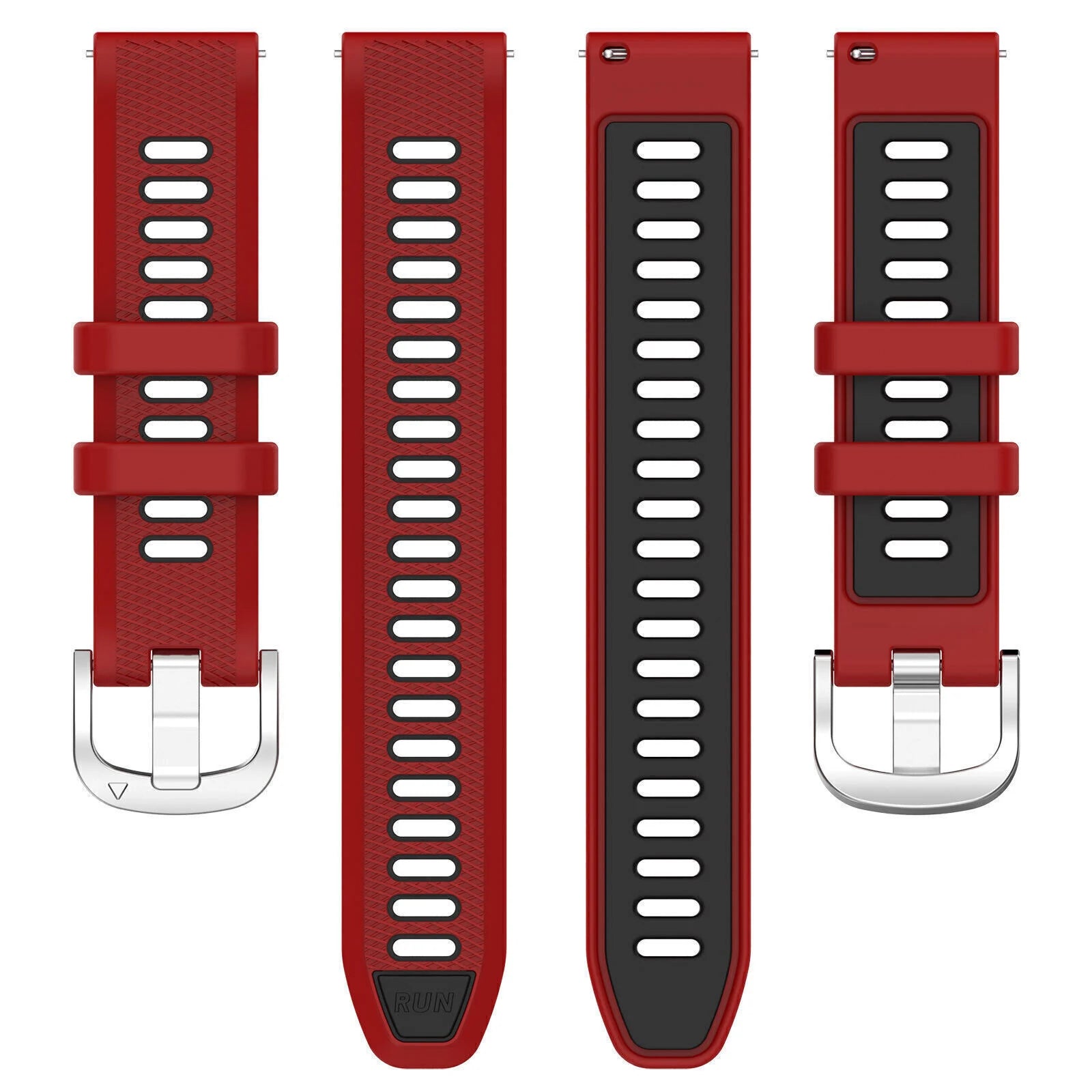 Garmin Vivoactive 6 Sport Buckle Strap (Red/Black)