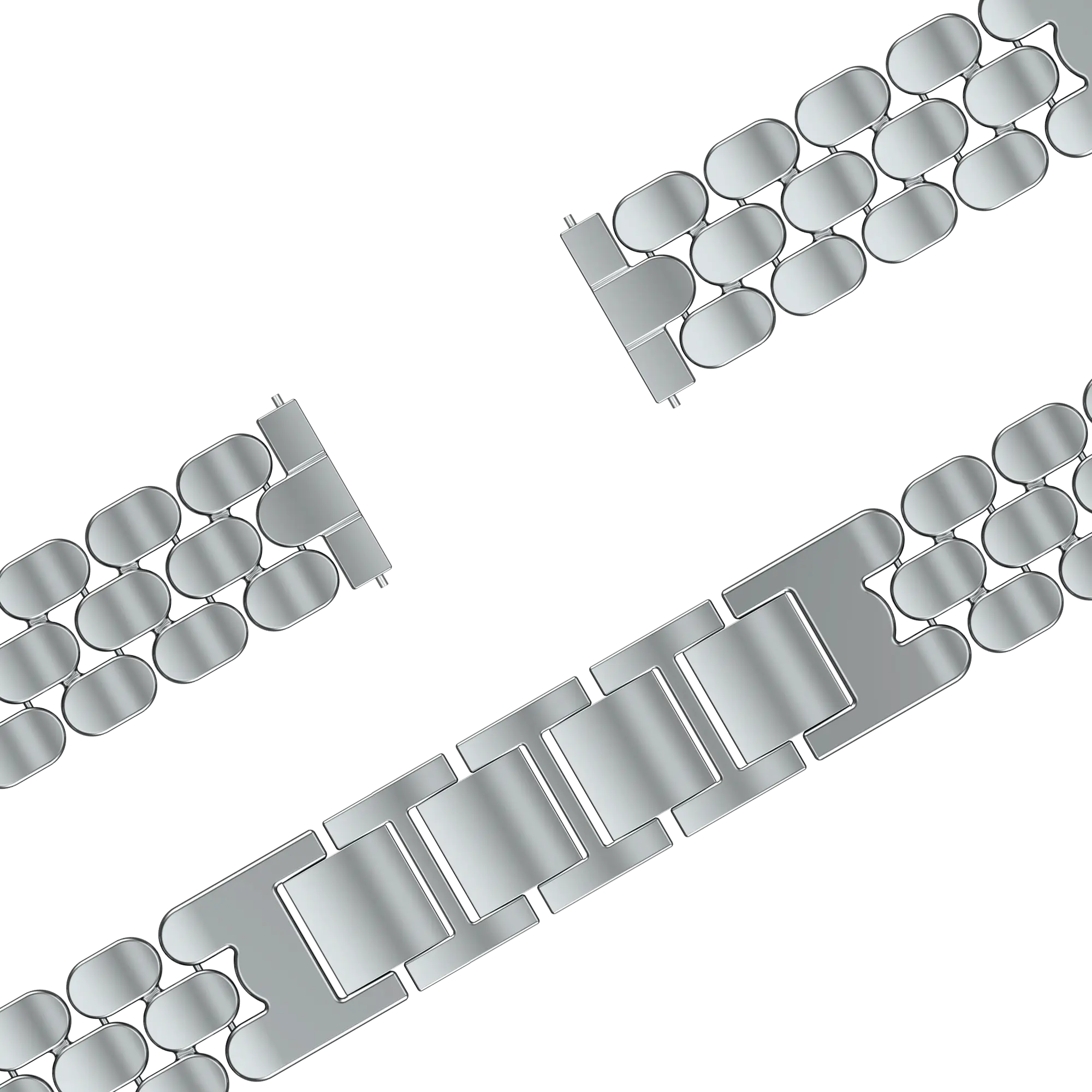 Bandz Bracelet acier 'Oval' Xiaomi Watch S4 - 41mm (argent)