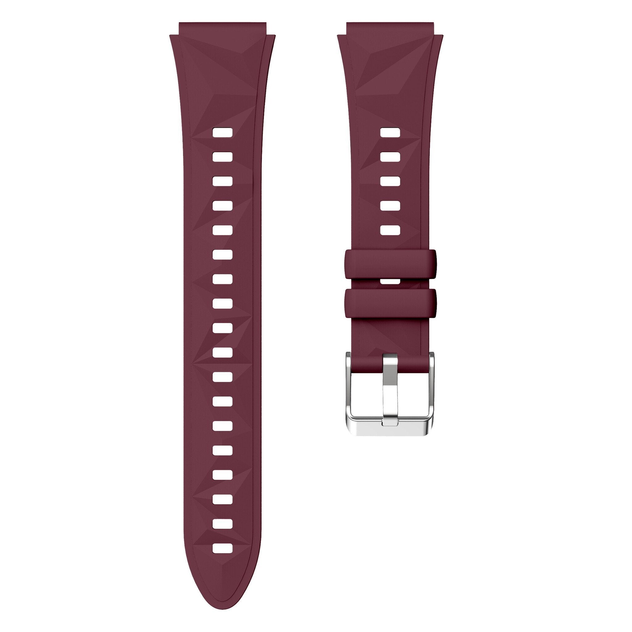 Bracelet silicone premium Huawei Watch GT 5 41mm (vin rouge)