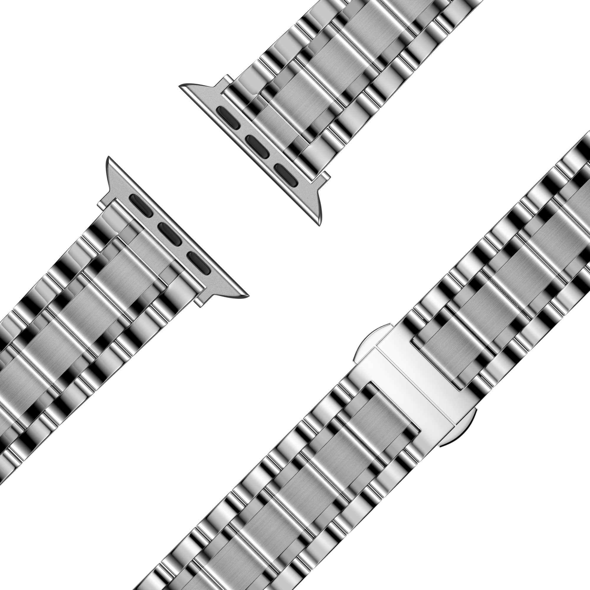 Bandz Bracelet acier 'Deluxe' Apple Watch Ultra (argent)