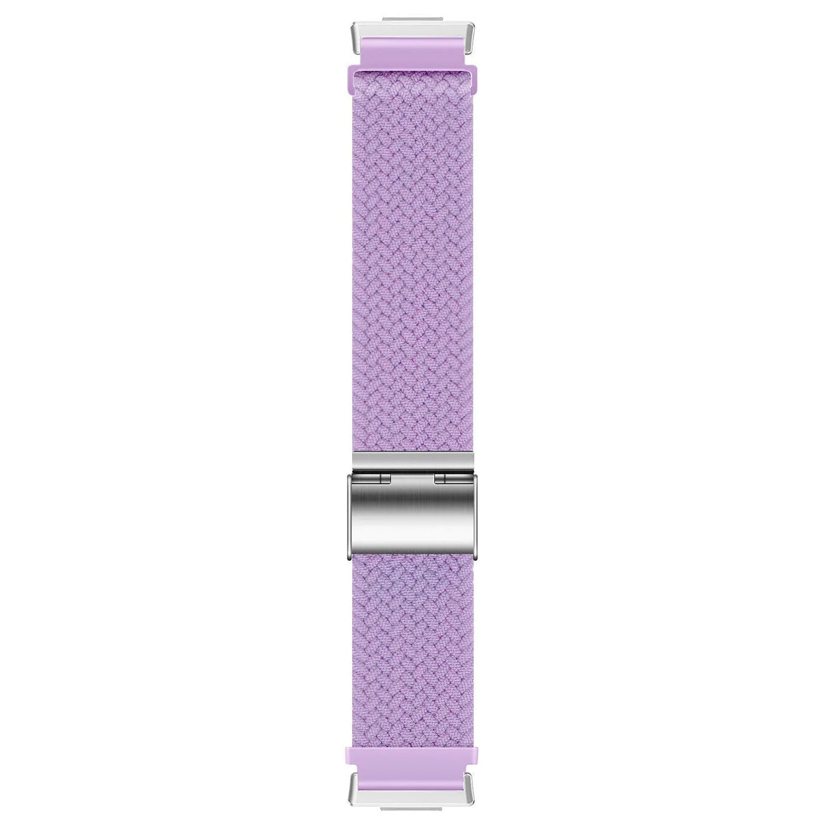 Nylon Adjustable Braided Strap, lilac, laid flat, joined, direct top view