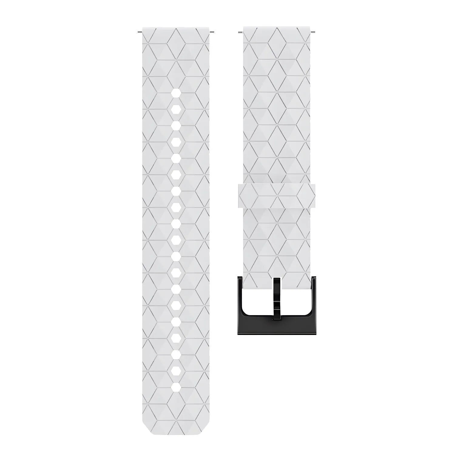 Suunto Nautic S Silicone Strap Hexagons (White)