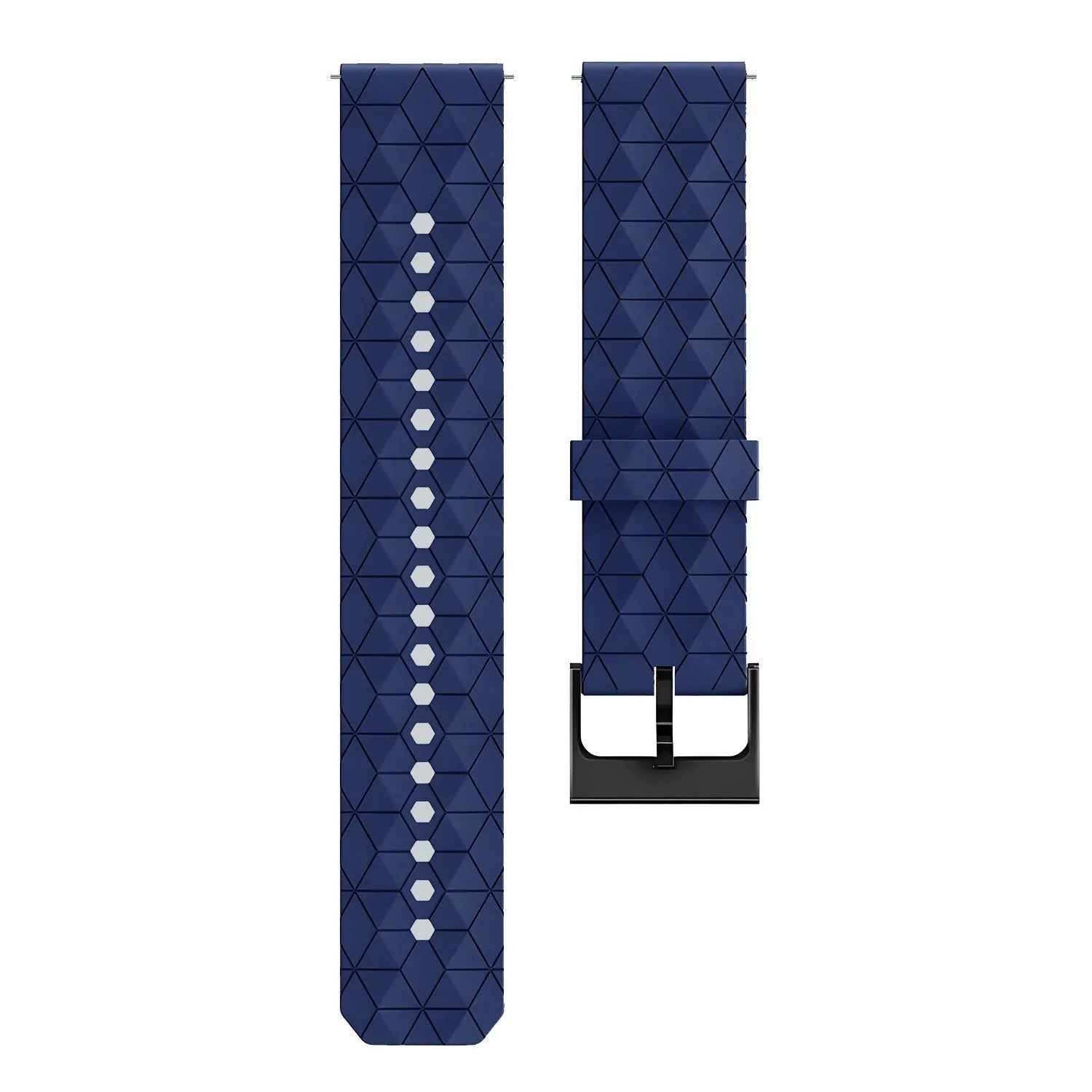 OnePlus Watch 3 - 46mm Silicone Hexa Strap (Dark Blue)