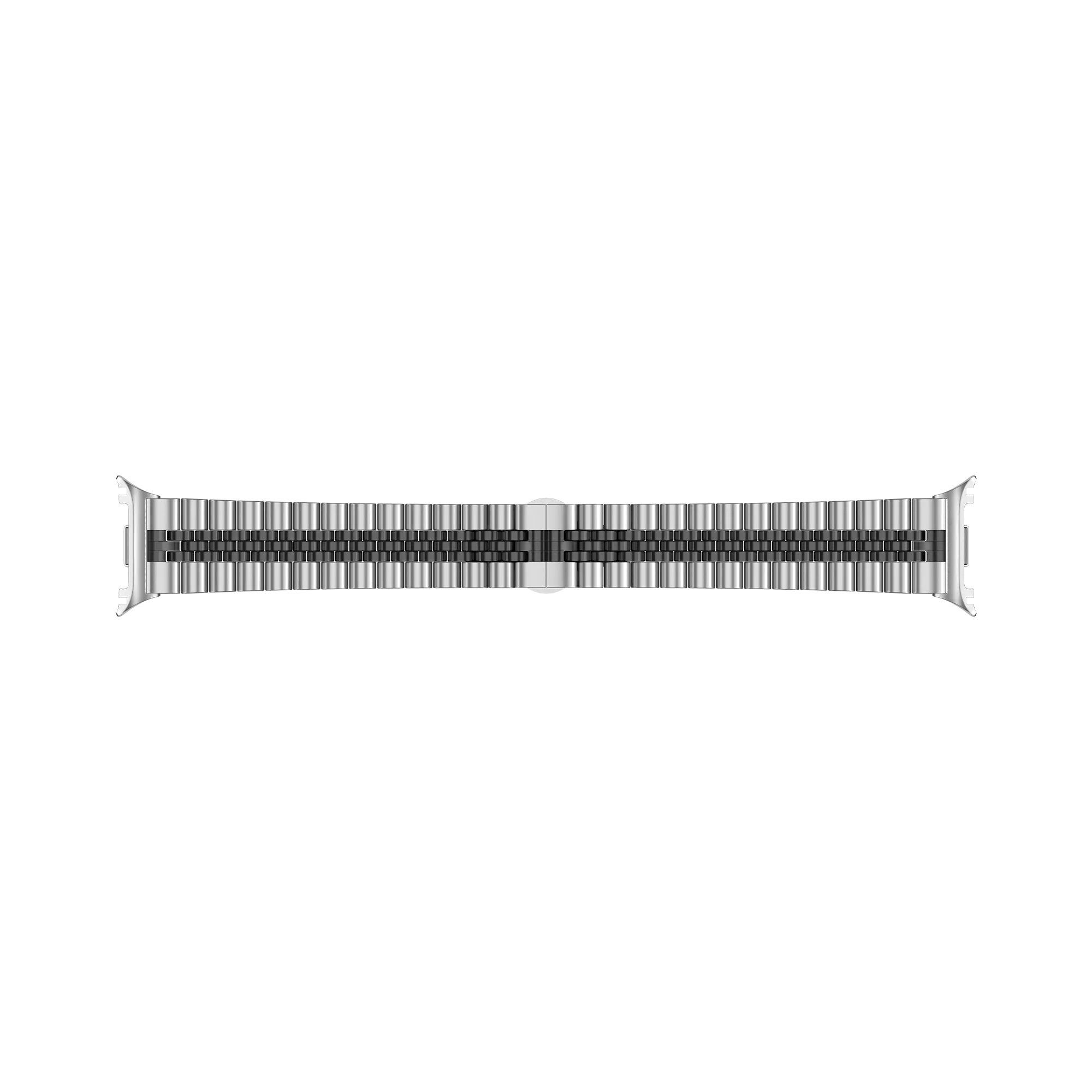 Bracelet acier 'Jubilee' Samsung Galaxy Watch 9 - 44mm (argent/noir)