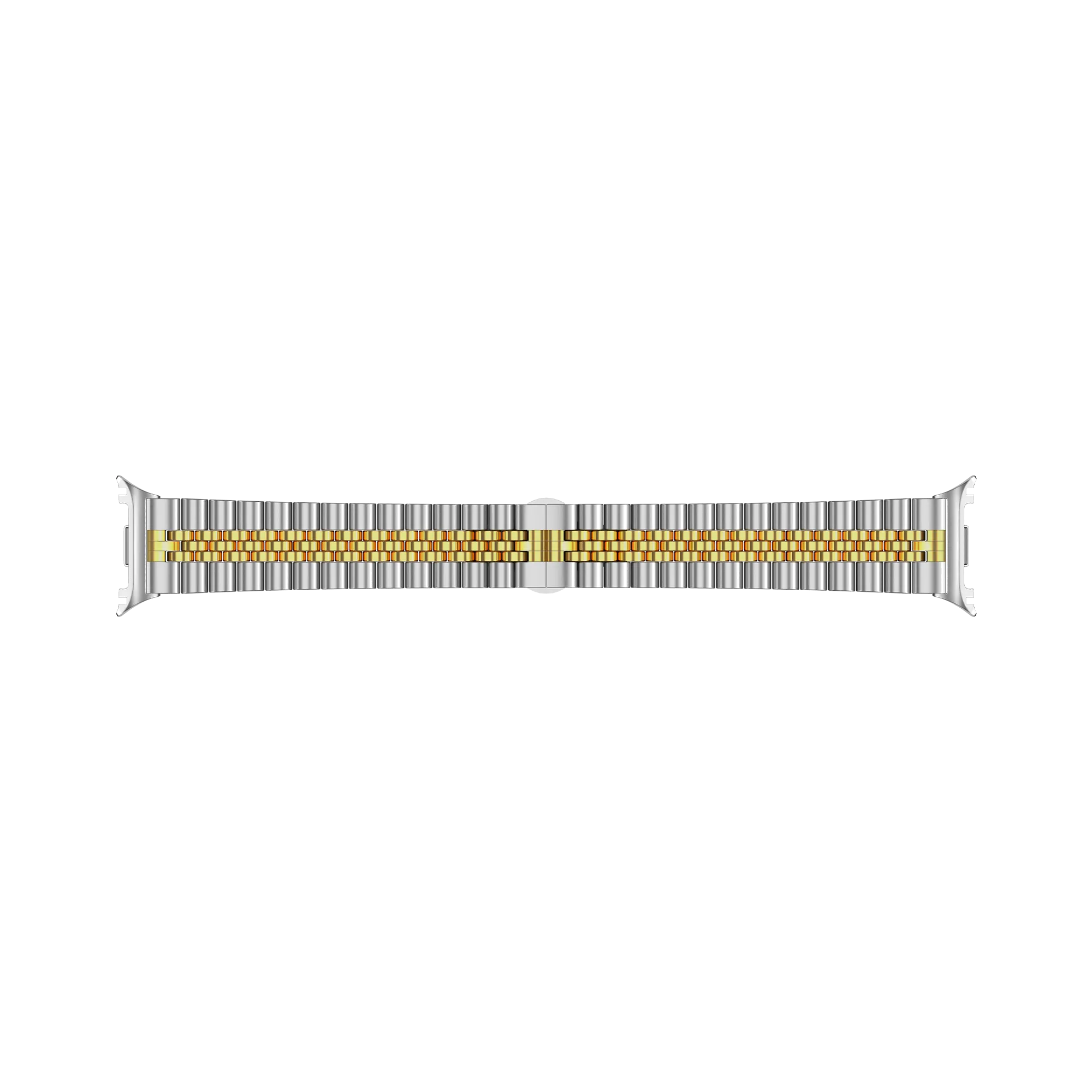 Bracelet acier 'Jubilee' Samsung Galaxy Watch 9 - 44mm (argent/or)