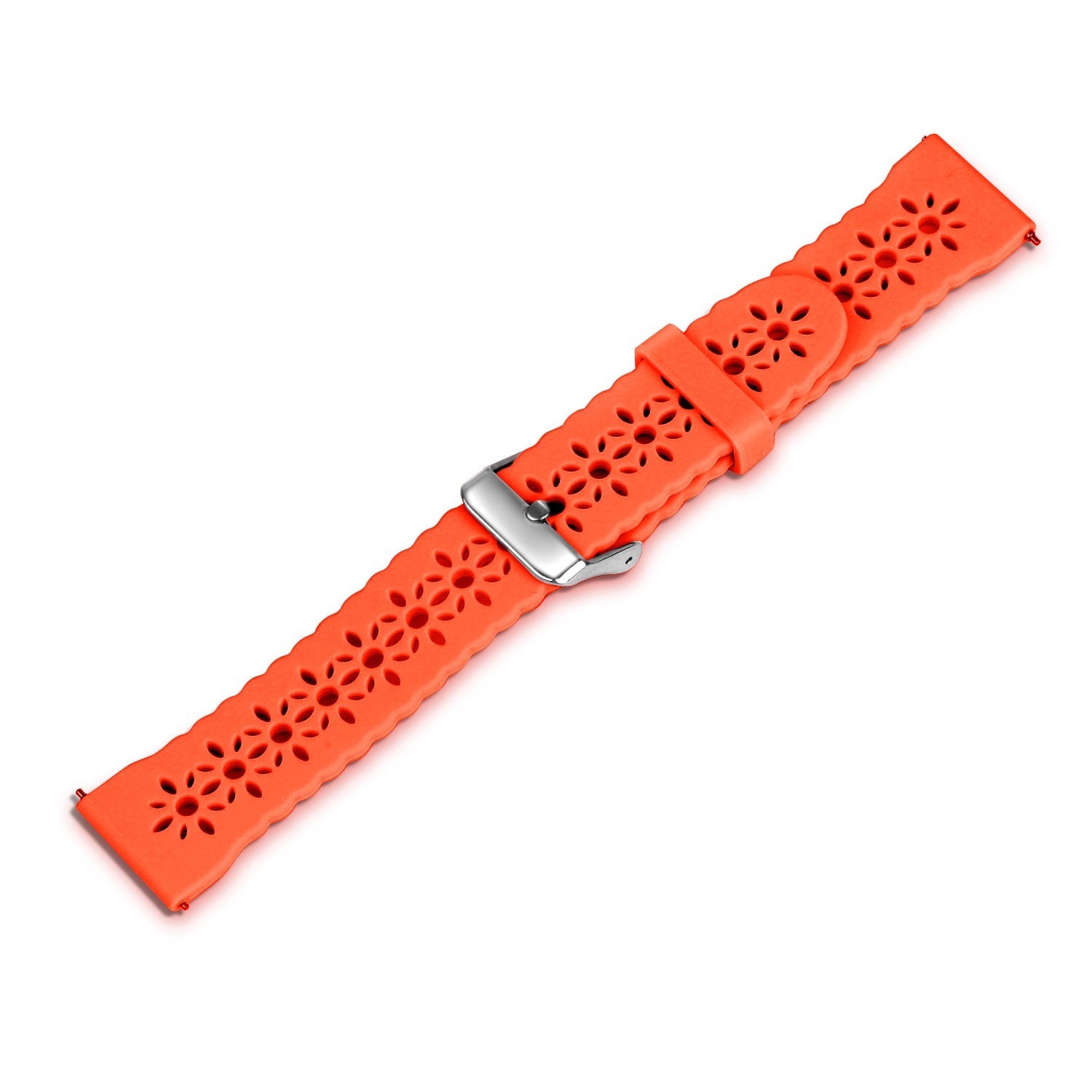 Amazfit Active 2 Patterned Silicone Strap (Orange)