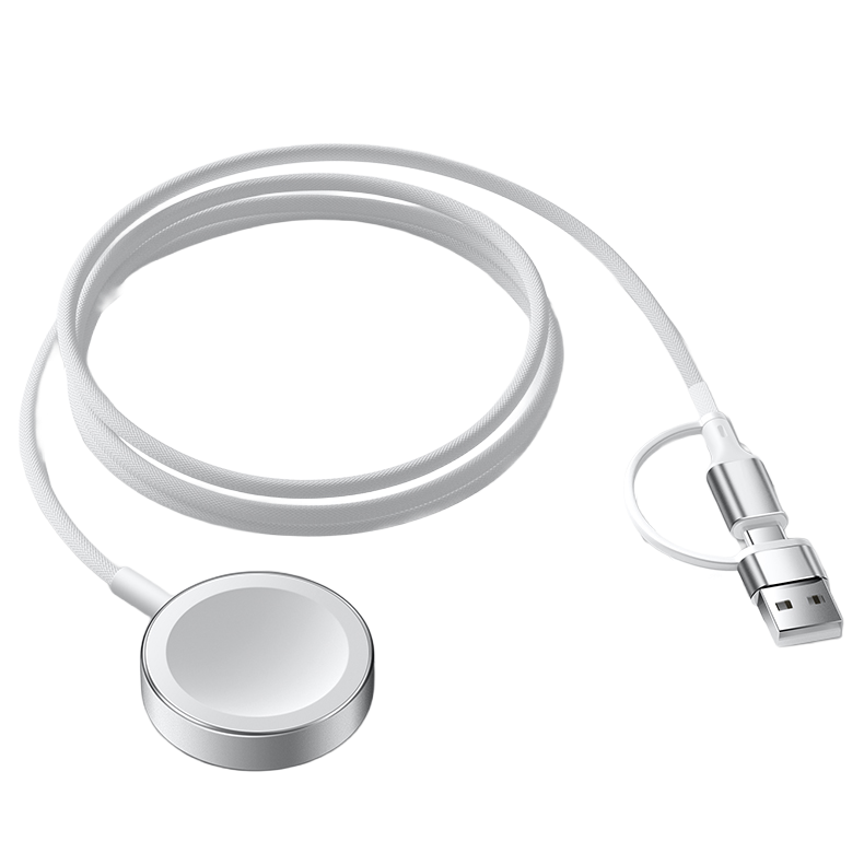 Strap-it USB-A & C 2in1 PVC Apple Watch Charger