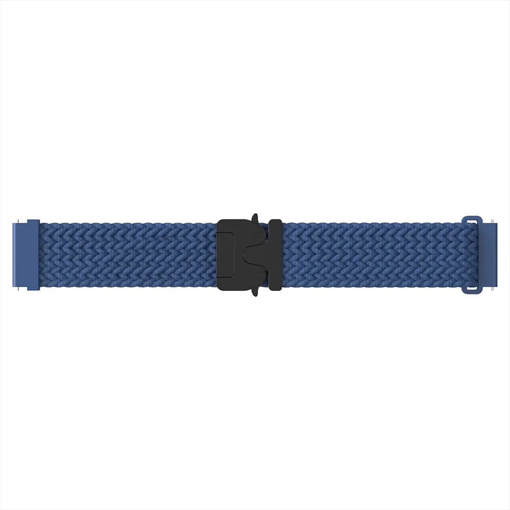 Bracelet tressé boucle en P Garmin Forerunner 170 (bleu)