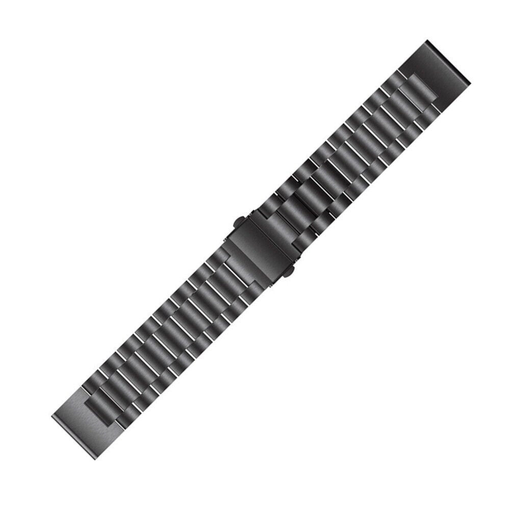 Steel Strap, black, laid flat, joined, direct top view