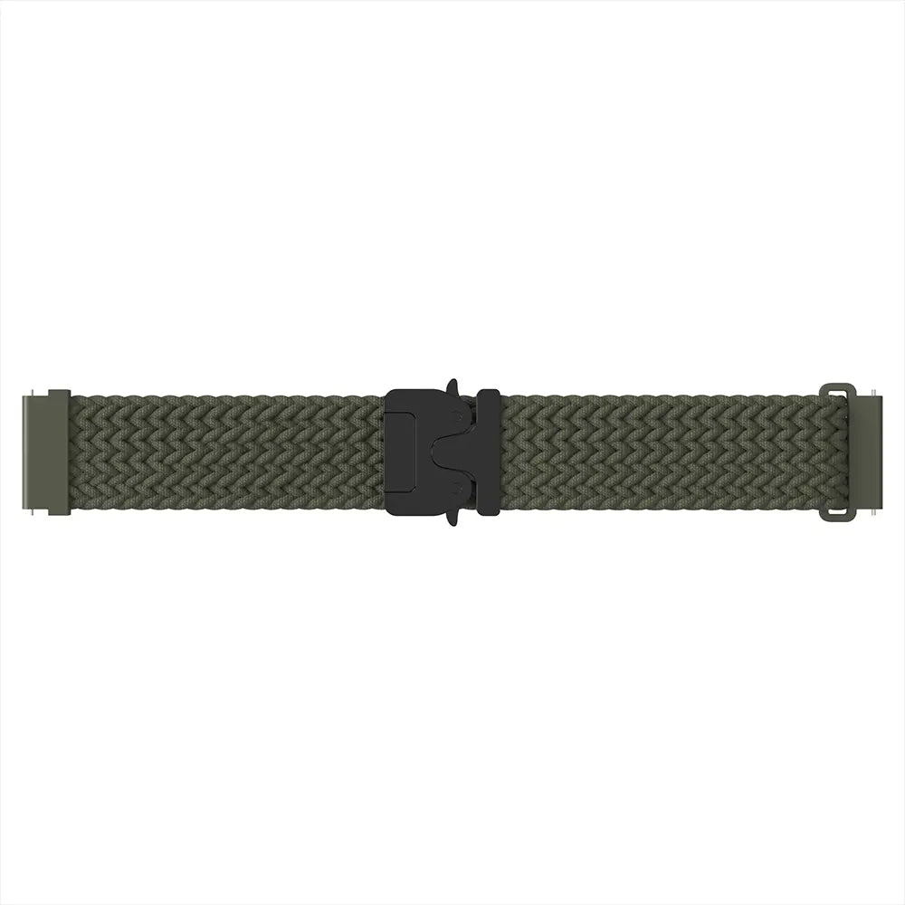Bracelet tressé boucle en P Garmin Forerunner 70 (vert)