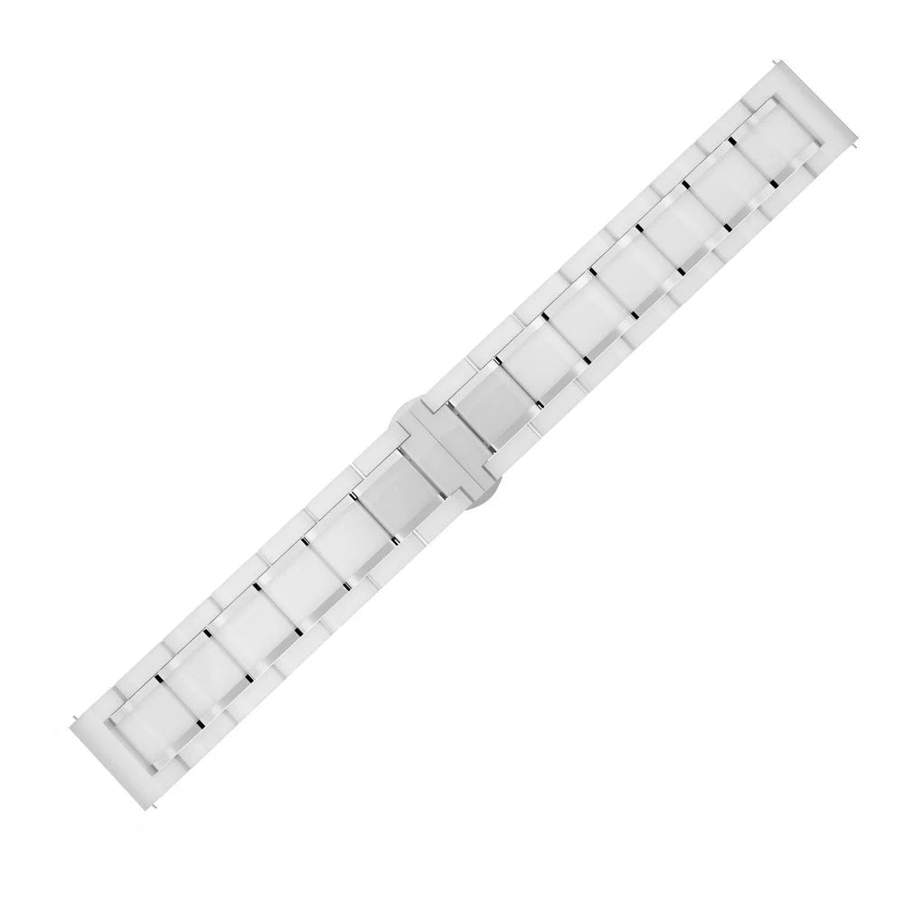 Bracelet ceramique OnePlus Watch 3 - 43mm (blanc/argent)