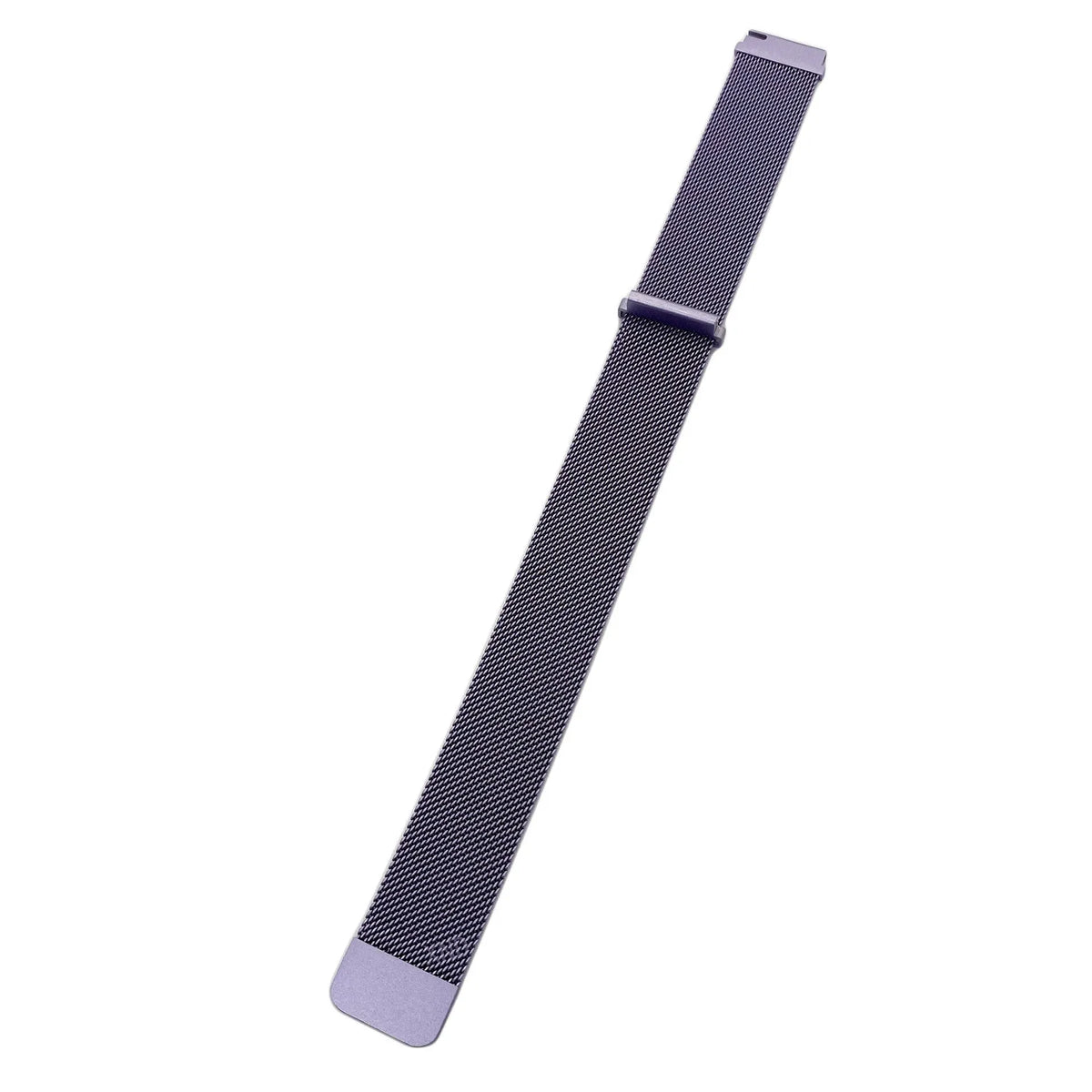 Milanese Strap, light purple, laid flat, joined, direct top view