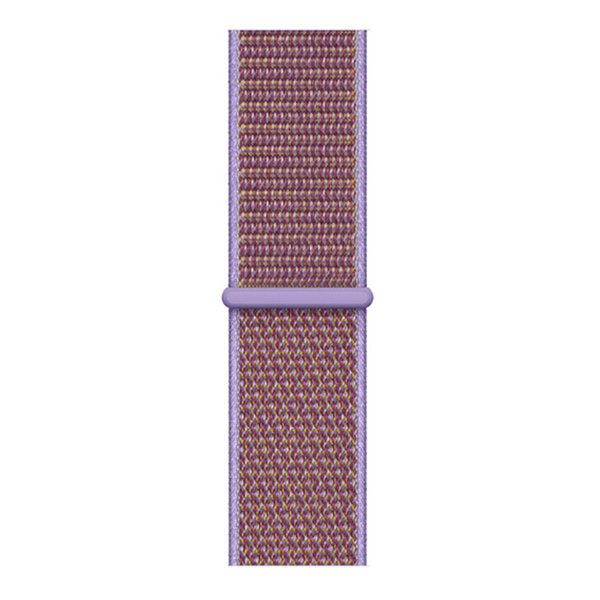 Nylon Strap, lilac, laid flat, joined, direct top view