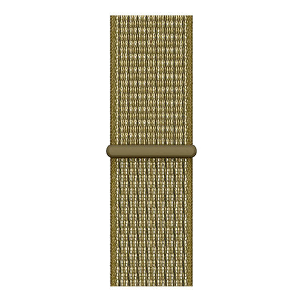 Nylon Strap, olive, laid flat, joined, direct top view
