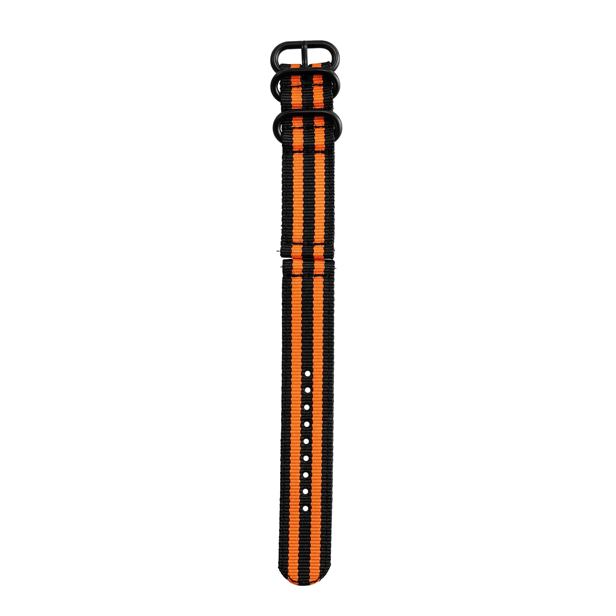 Bracelet nylon à boucle Suunto Nautic S (noir/orange)
