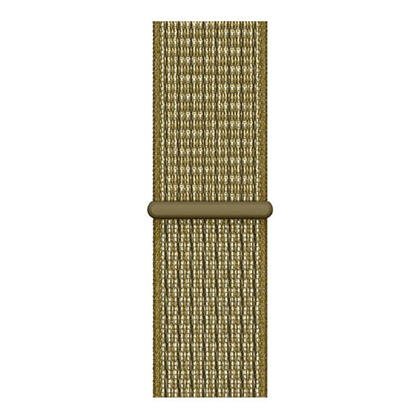 Nylon Strap, olive, laid flat, joined, direct top view