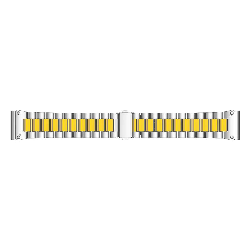 Garmin Fenix 7s Premium Steel Strap (Silver/Gold)