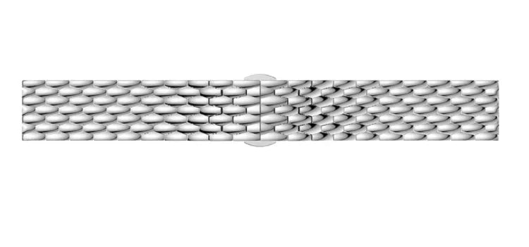 Bracelet dragon acier Huawei Watch GT 7 Pro (argent)